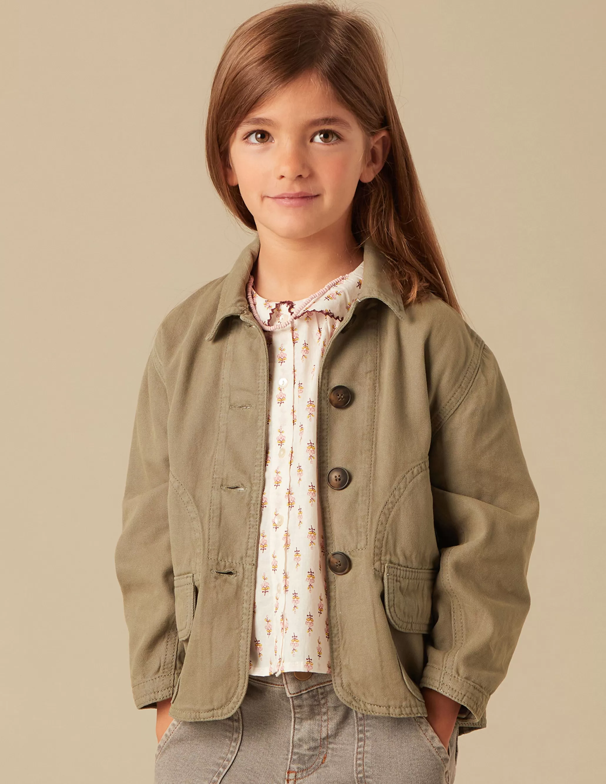 Nicoli KHAKI JACKET< Outerwear