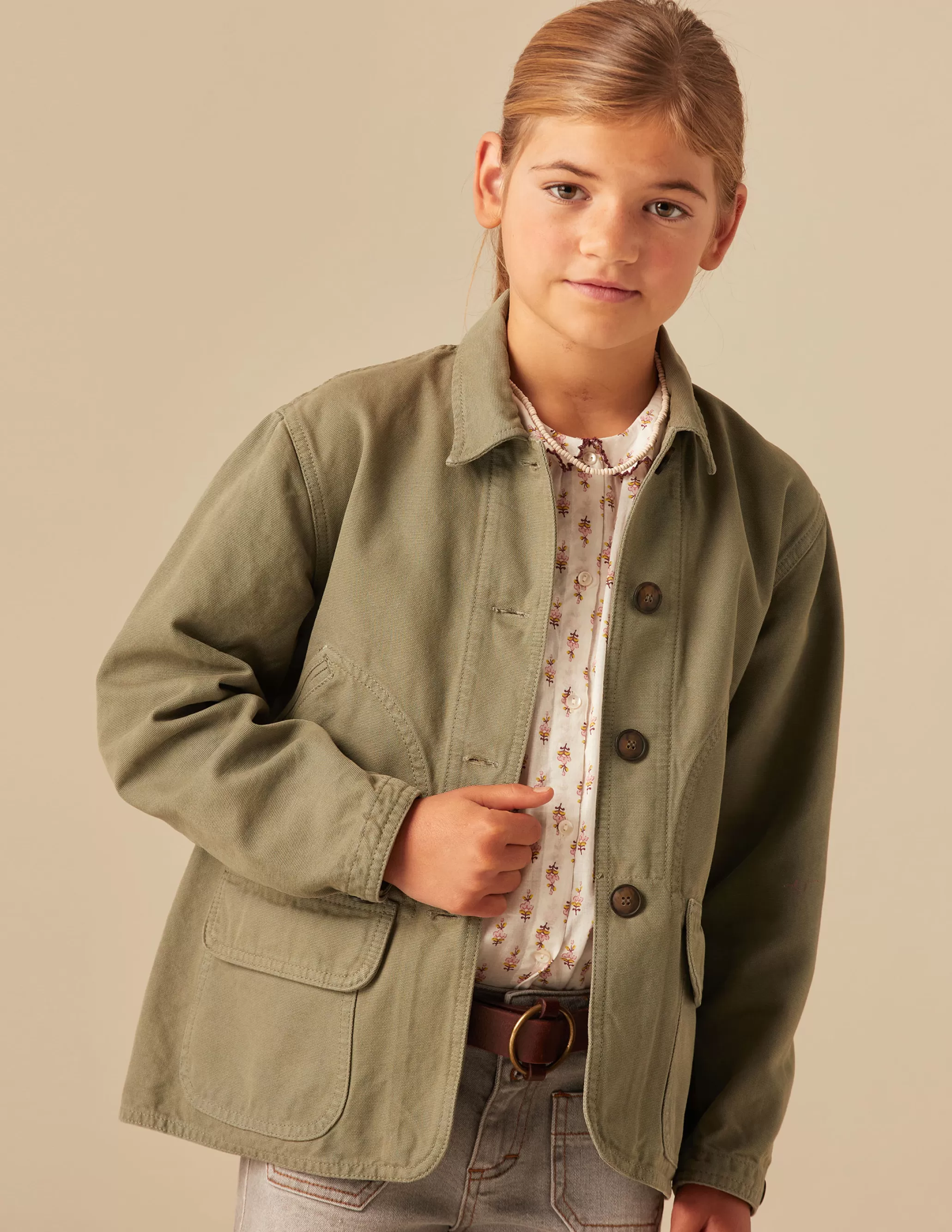 Nicoli KHAKI JACKET< Outwear