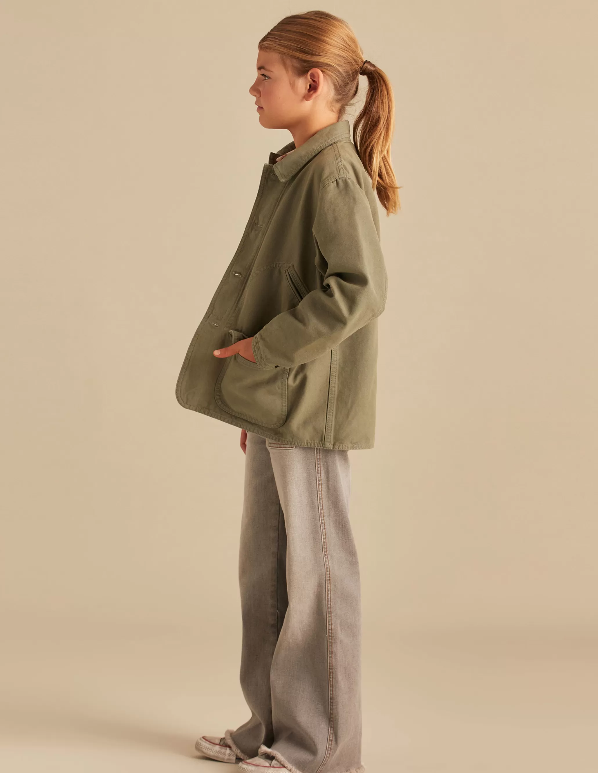 Nicoli KHAKI JACKET< Outwear