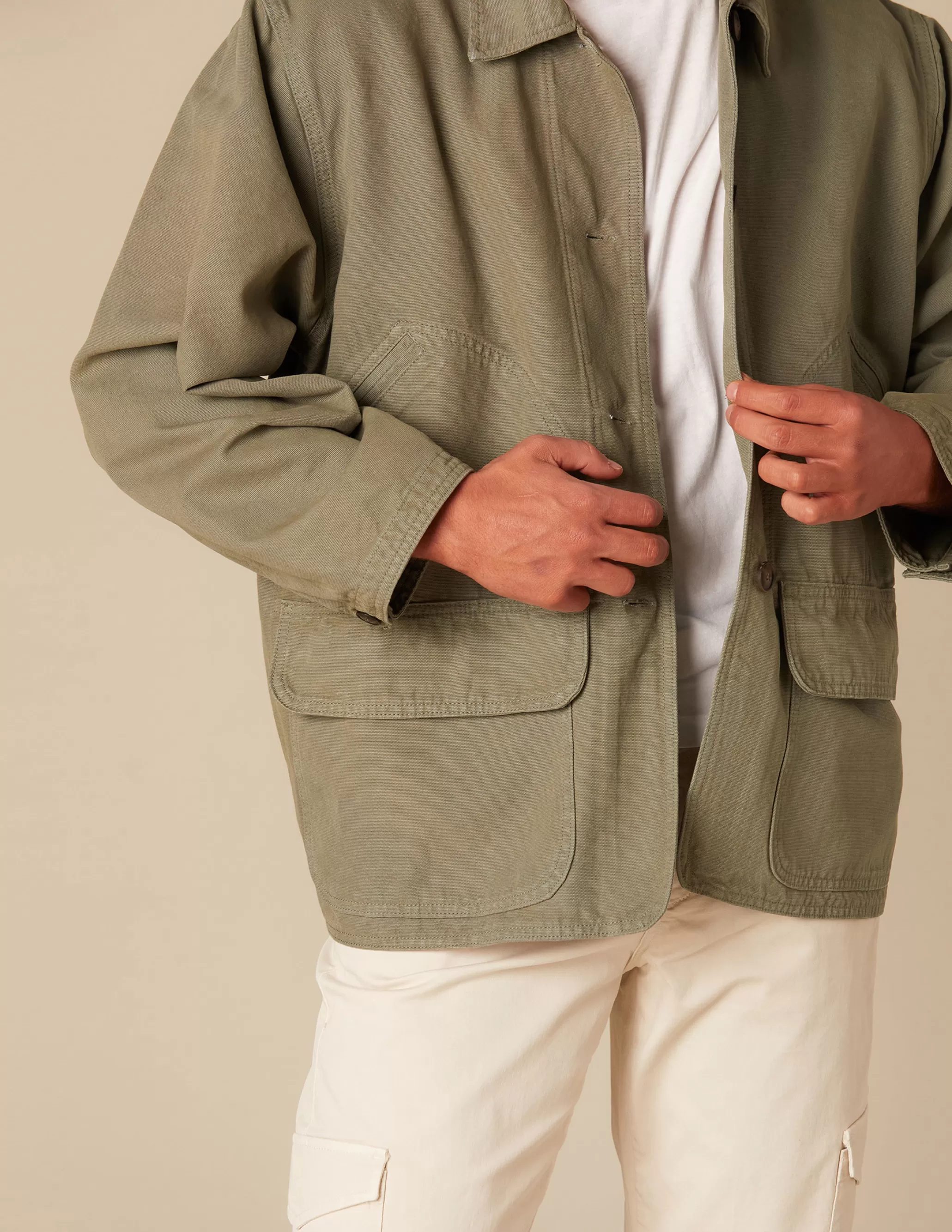 Nicoli KHAKI JACKET< Outerwear