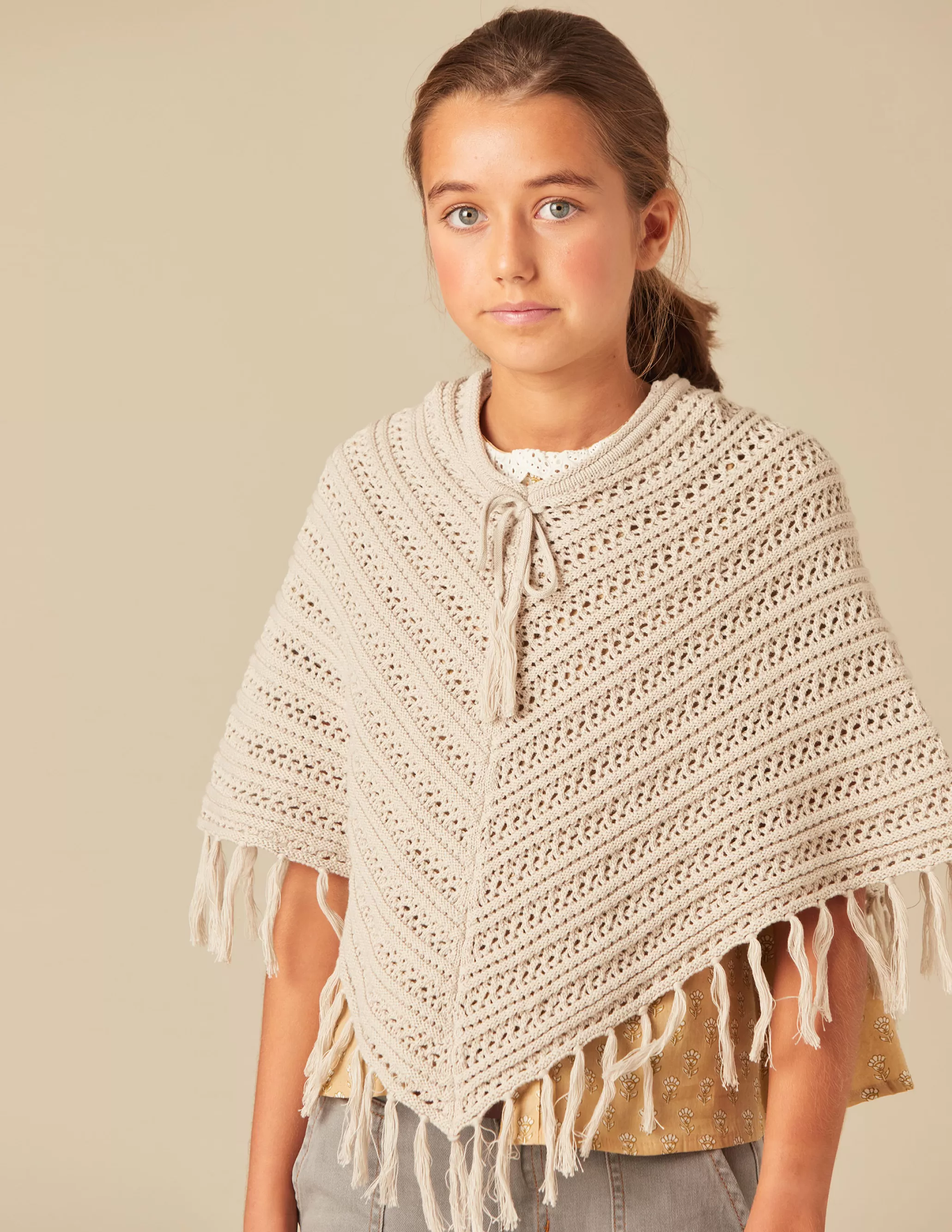 Nicoli KNIT PONCHO< Outwear | Knitwear