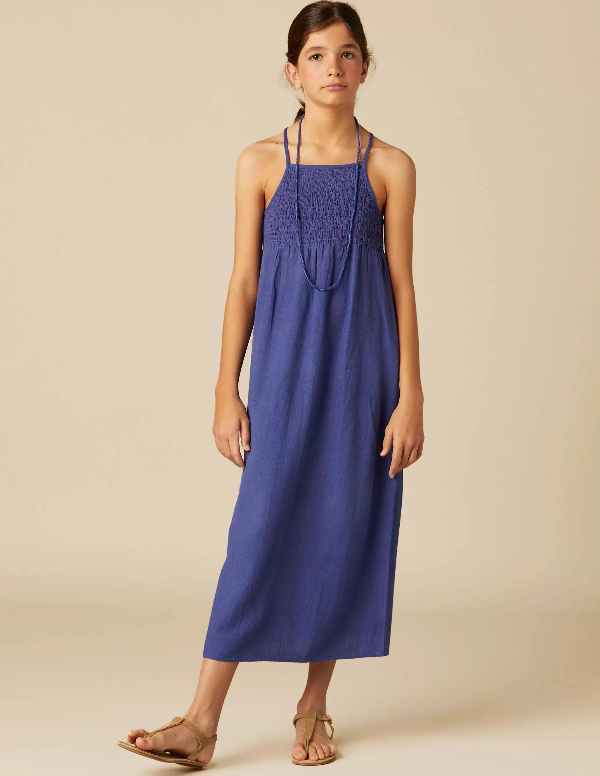 Nicoli LONG BLUE DRESS< Dresses