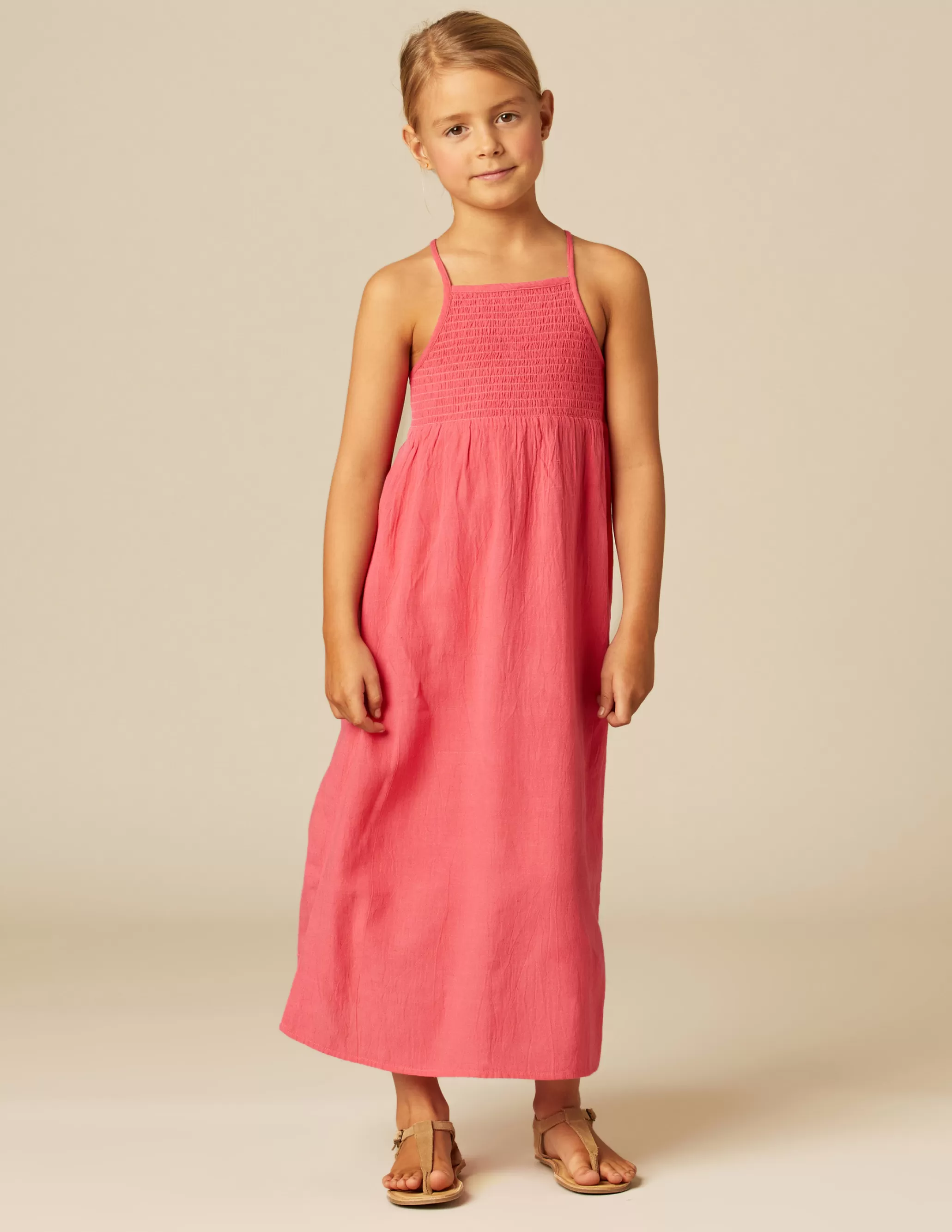 Nicoli LONG PINK DRESS< Dresses