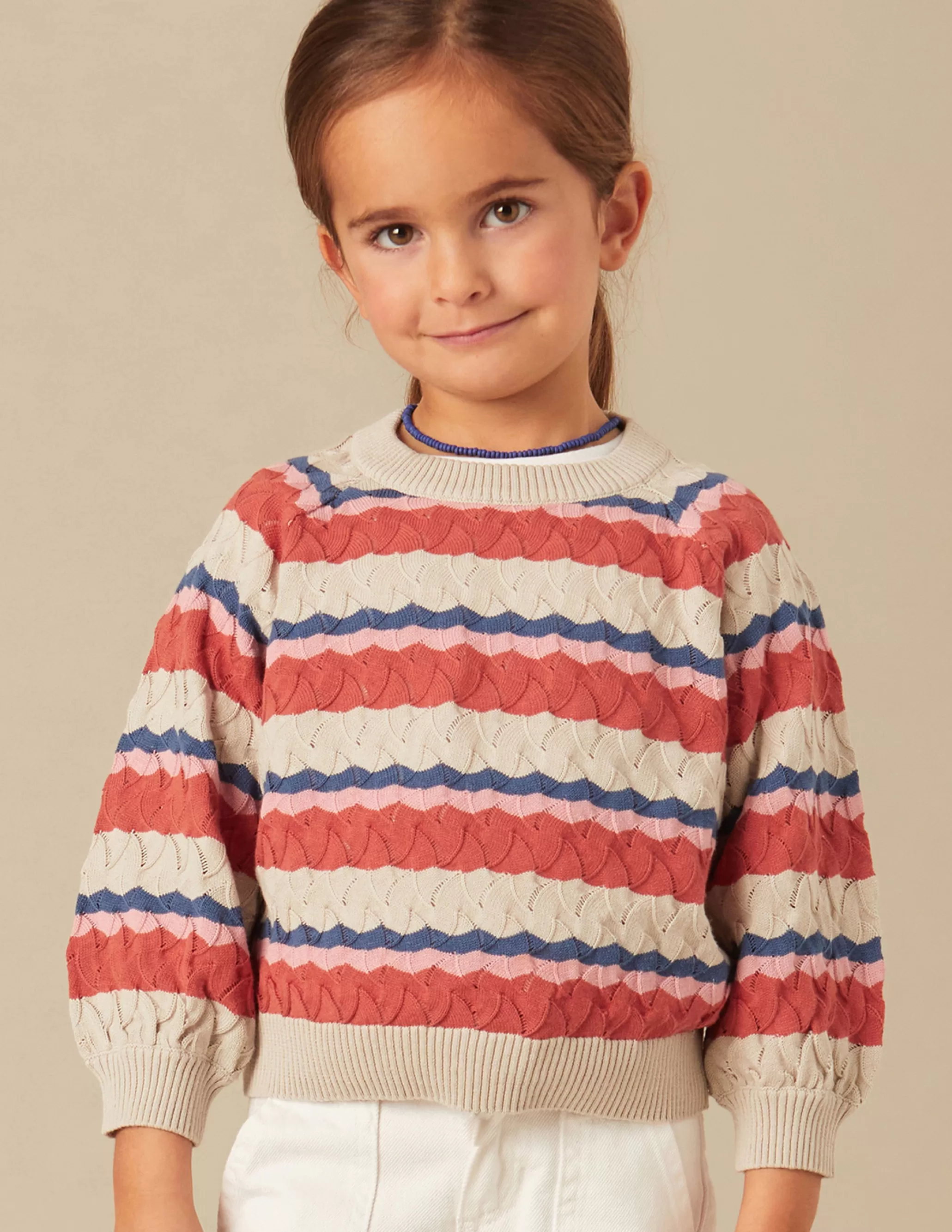 Nicoli MULTICOLOURED KNIT JUMPER< Knitwear