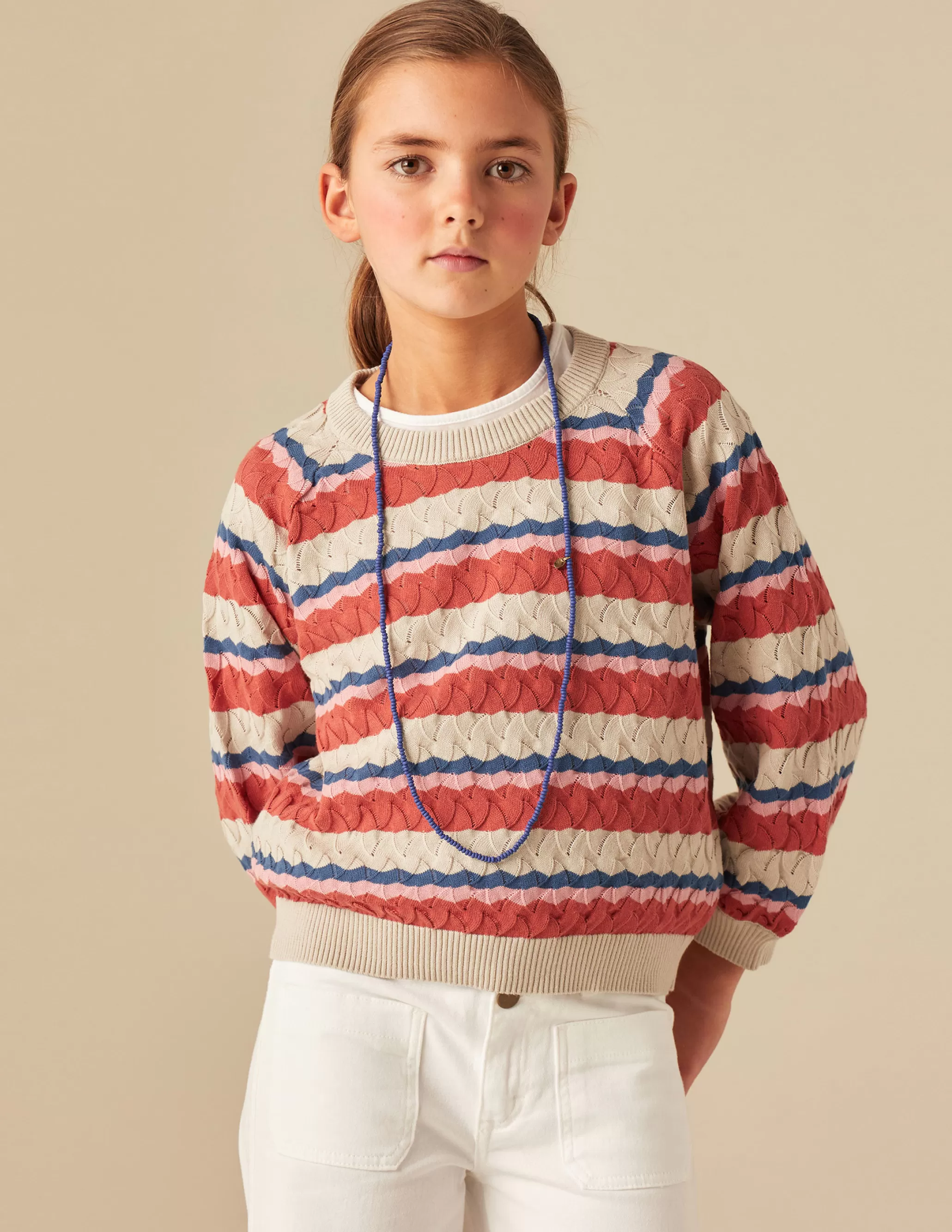 Nicoli MULTICOLOURED KNIT JUMPER< Knitwear