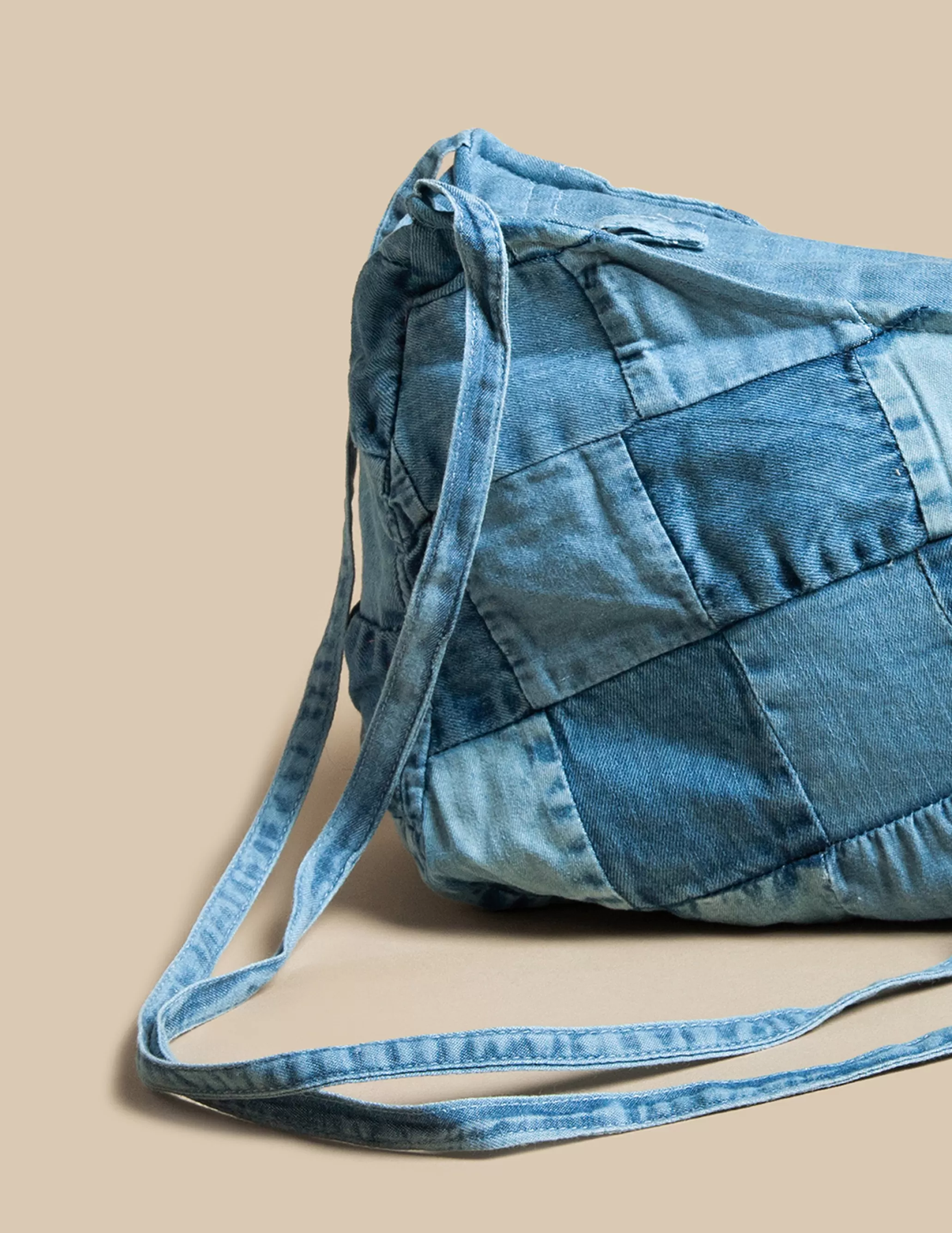 Nicoli PATCHWORK DENIM BAG< Bags