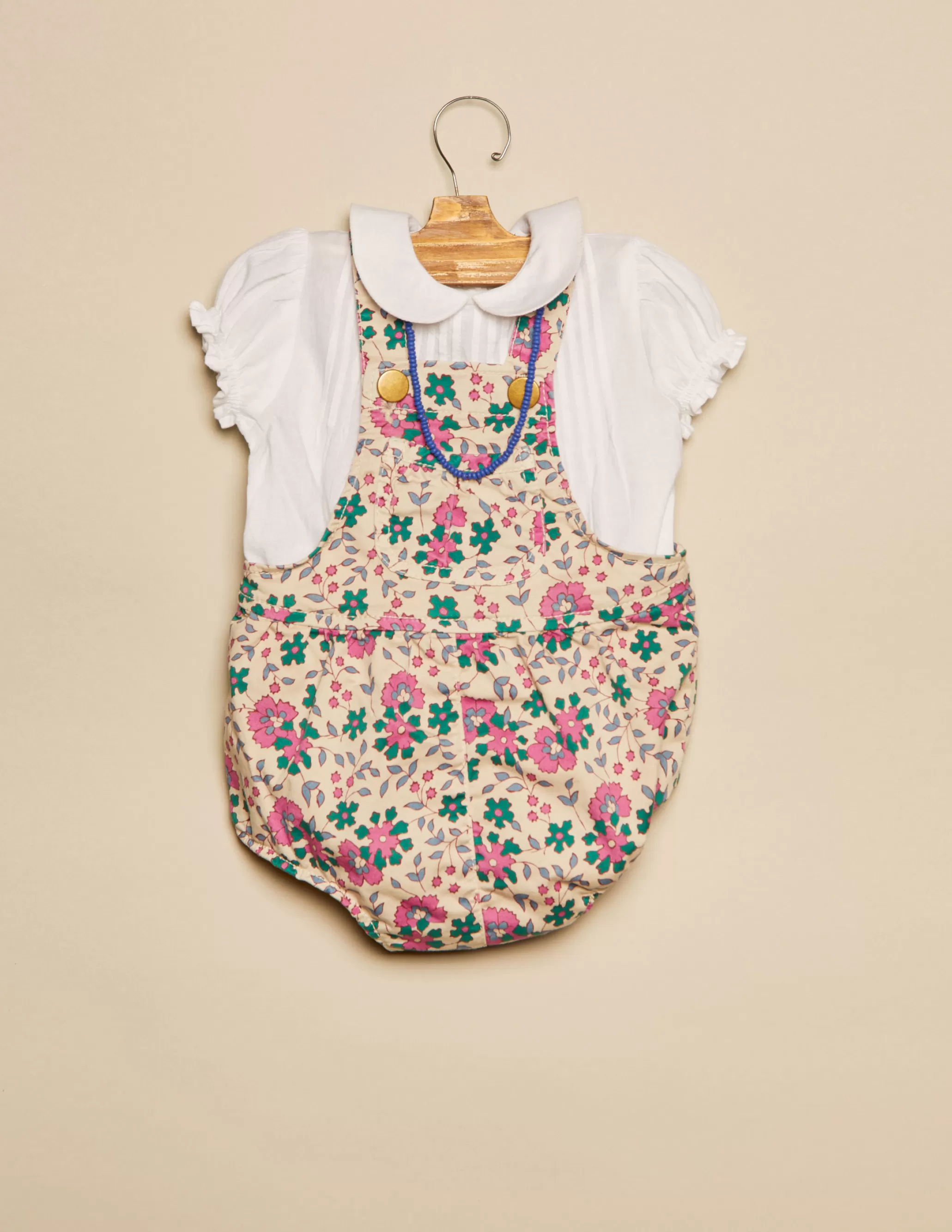 Nicoli PINK AND BLUE FLORAL PLAYSUIT< Playsuits & Dungarees