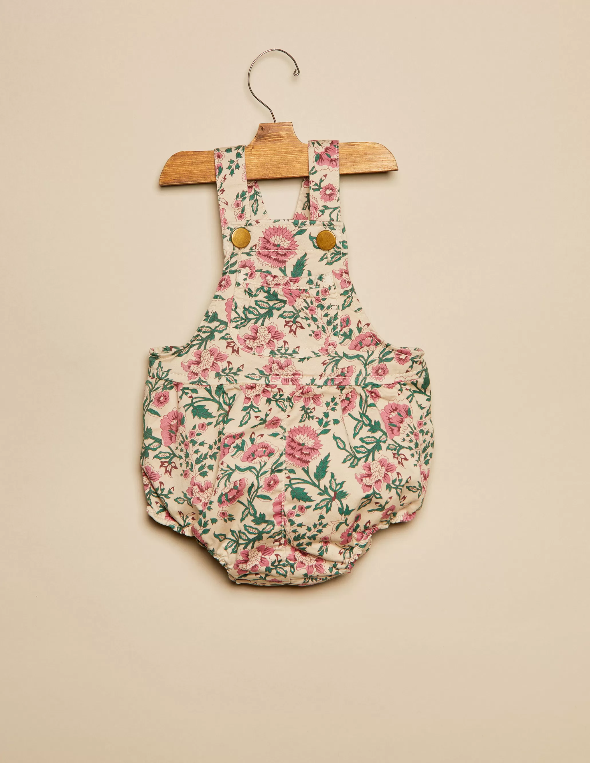 Nicoli PINK AND GREEN FLORAL PLAYSUIT< Playsuits & Dungarees