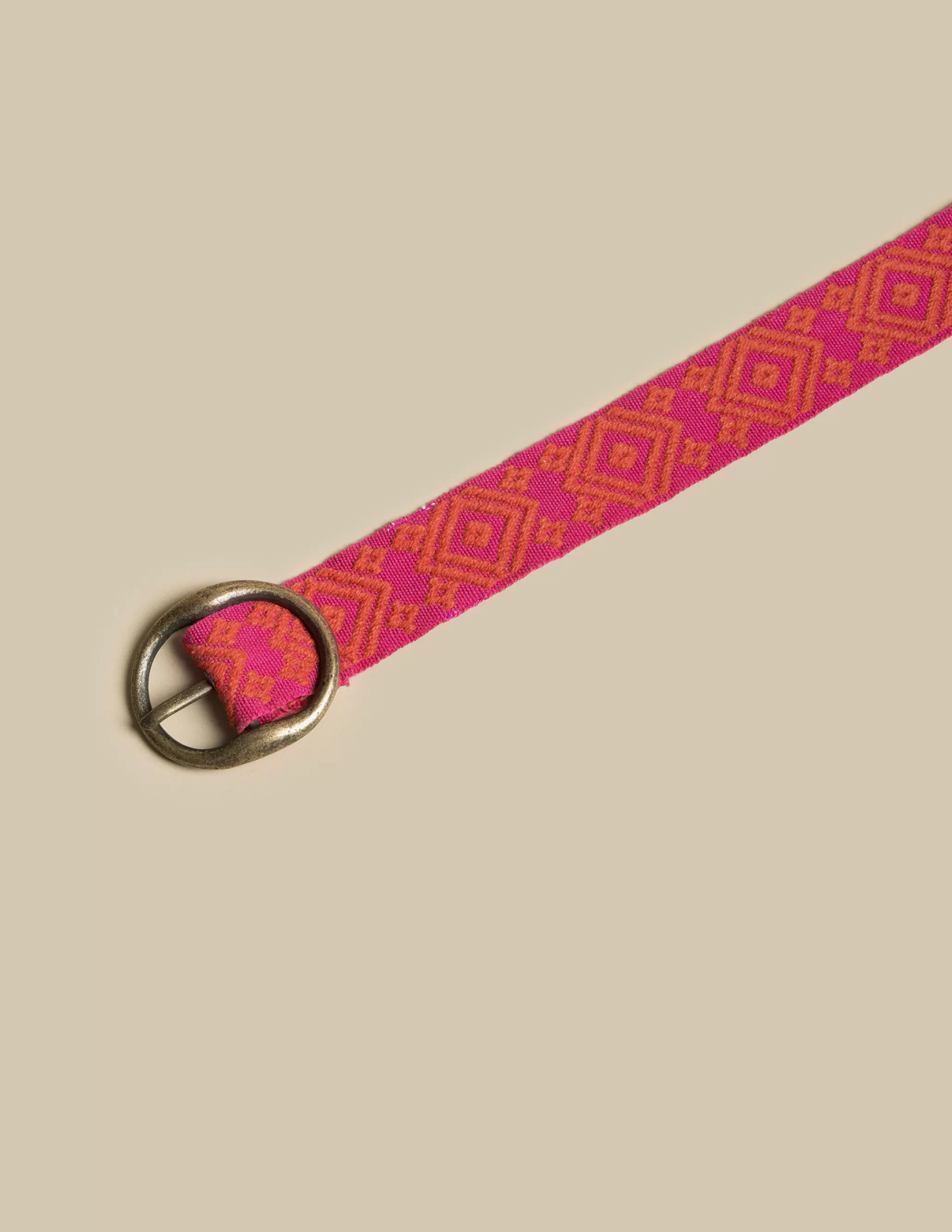 Nicoli PINK ETHNIC BELT< Belts | Belts