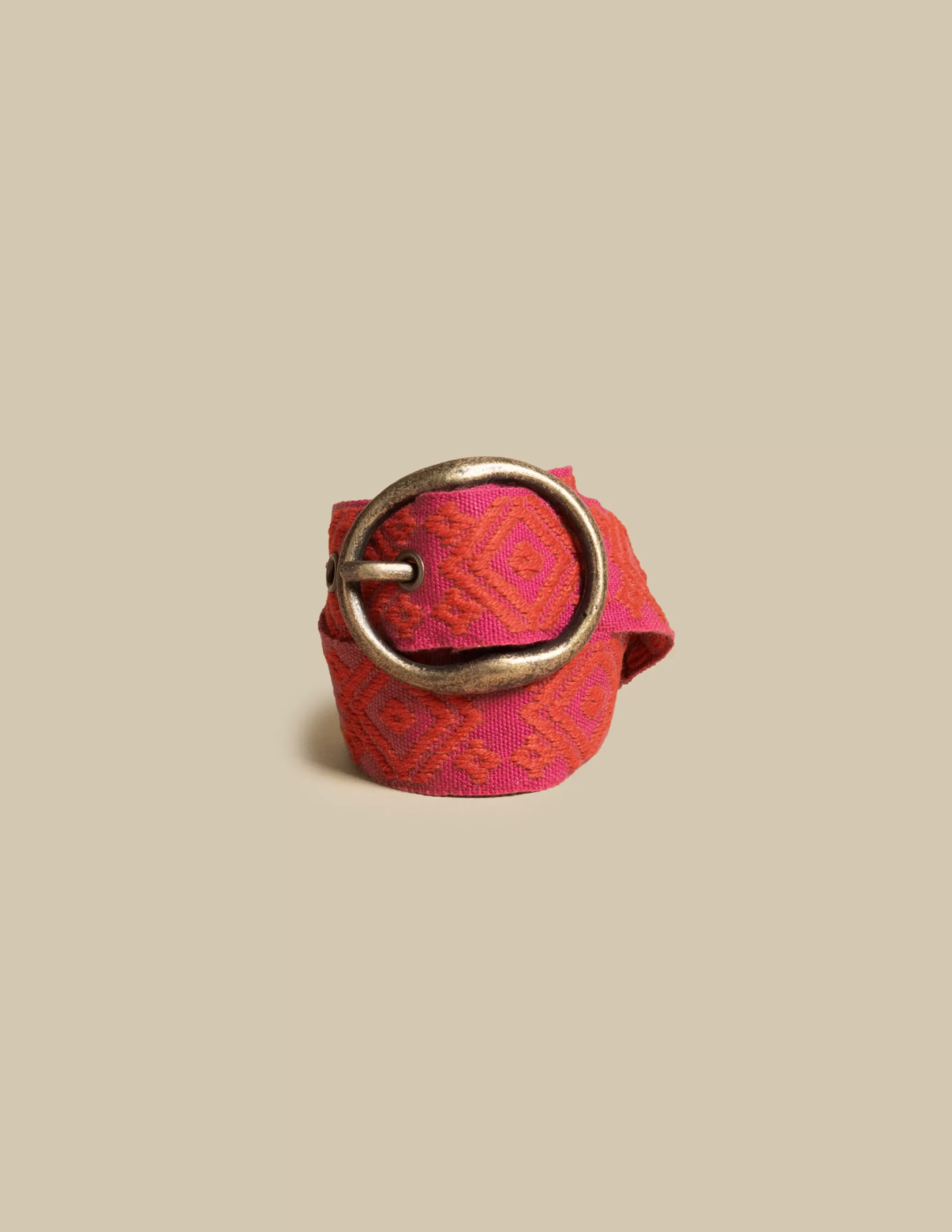 Nicoli PINK ETHNIC BELT< Belts