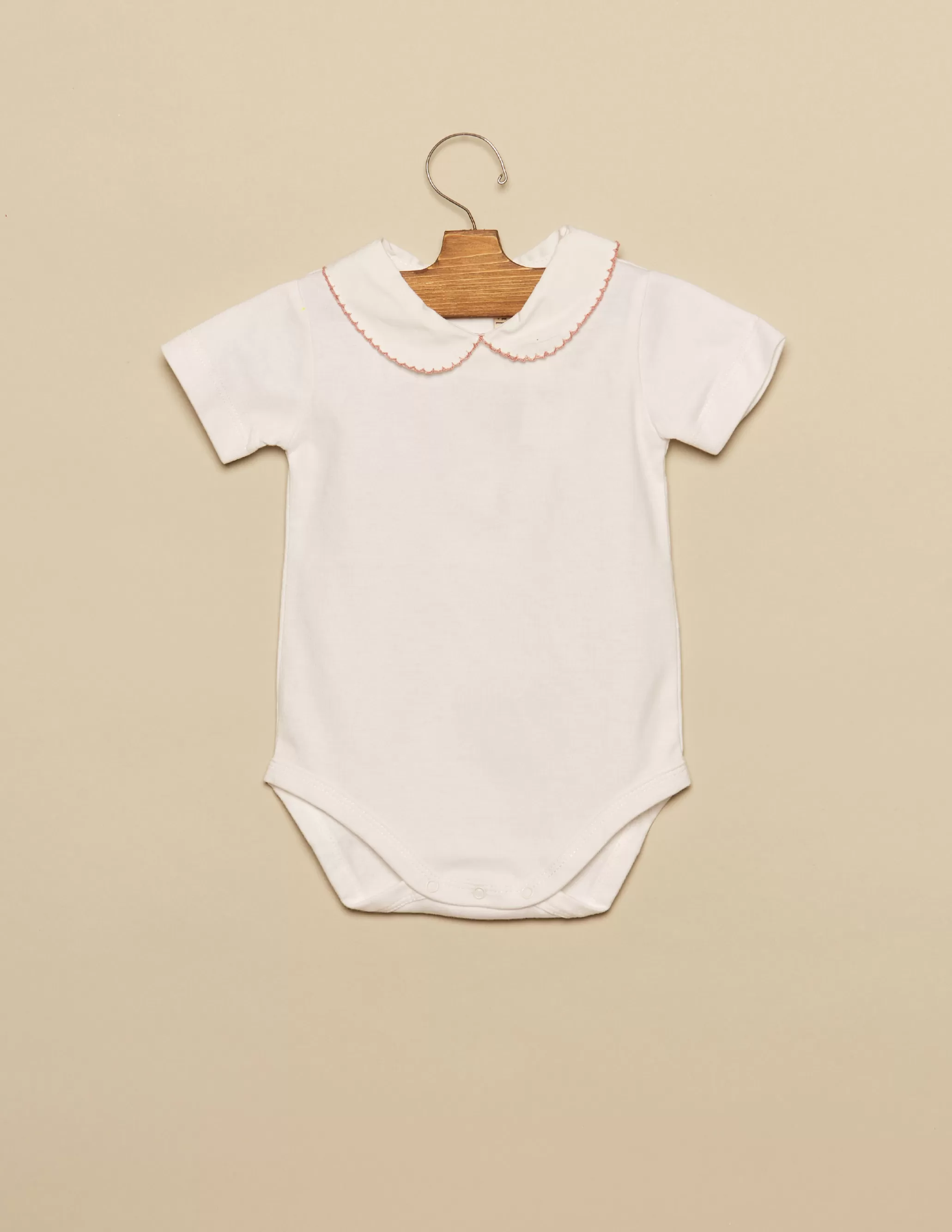 Nicoli PINK STITCHED COLLAR BODYSUIT< Bodies