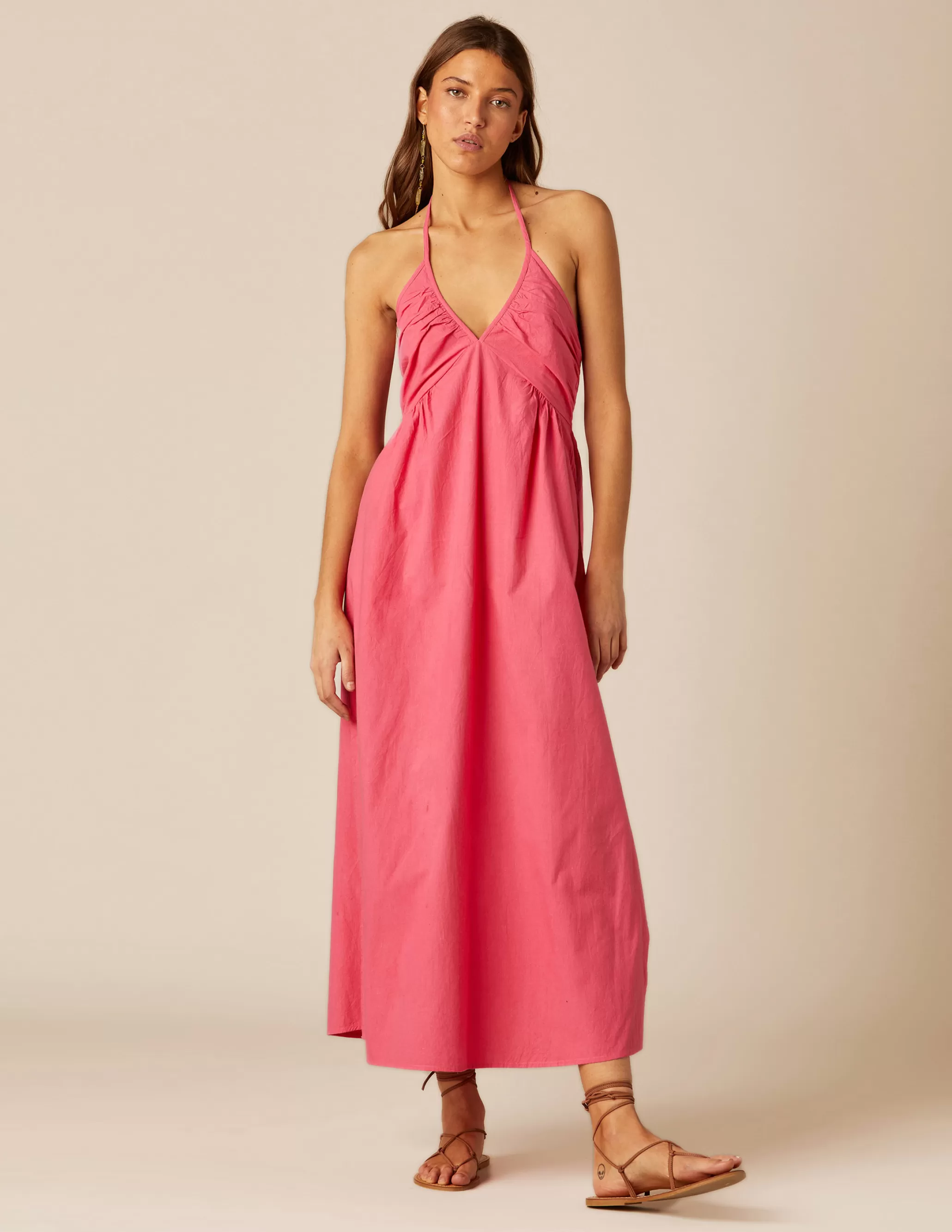 Nicoli PINK STRAPS DRESS< Dresses