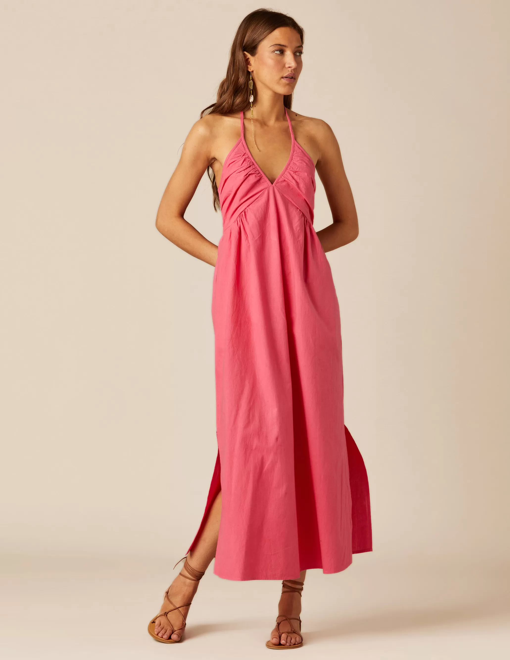 Nicoli PINK STRAPS DRESS< Dresses