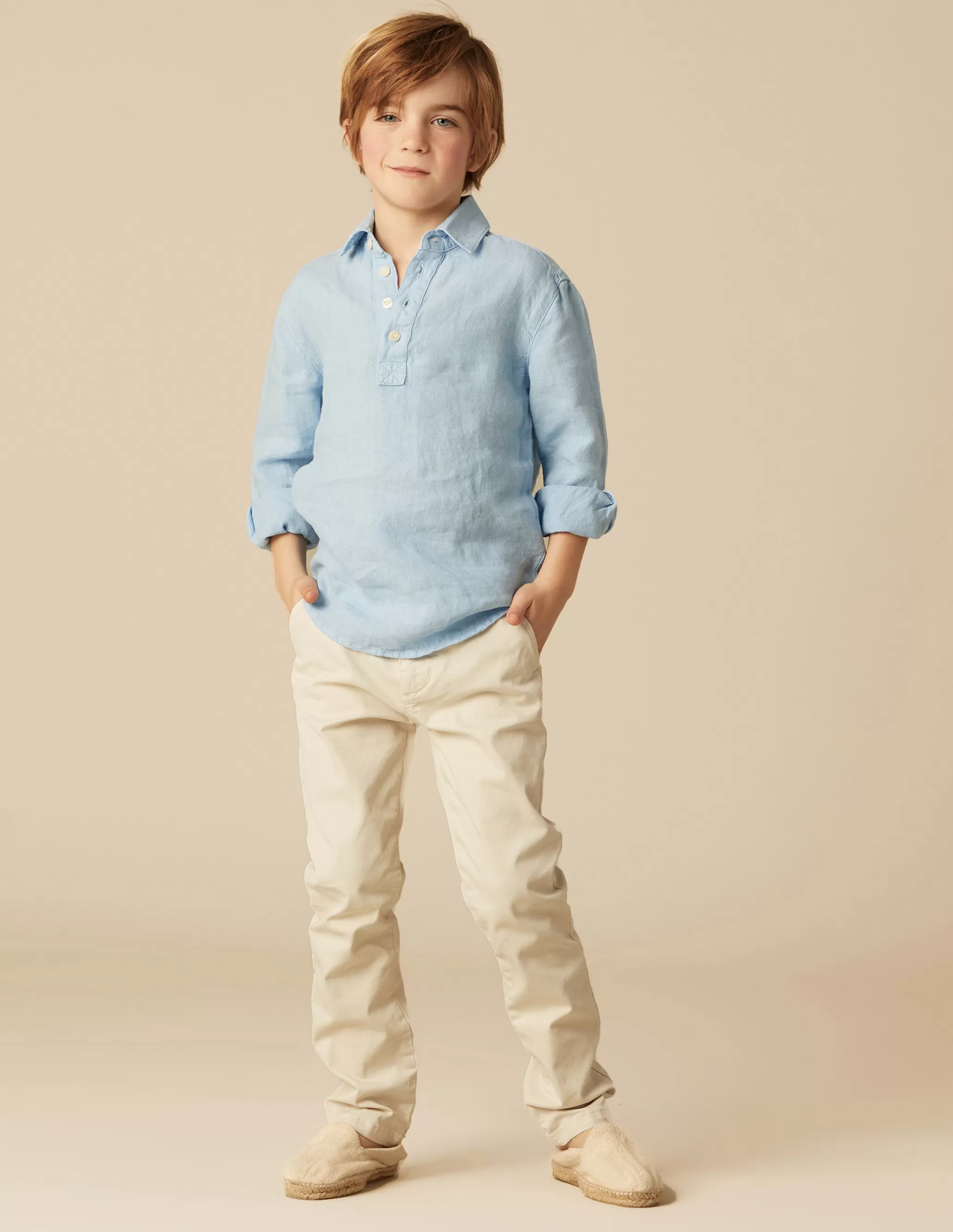 Nicoli SAND CHINOS<BOY Trousers