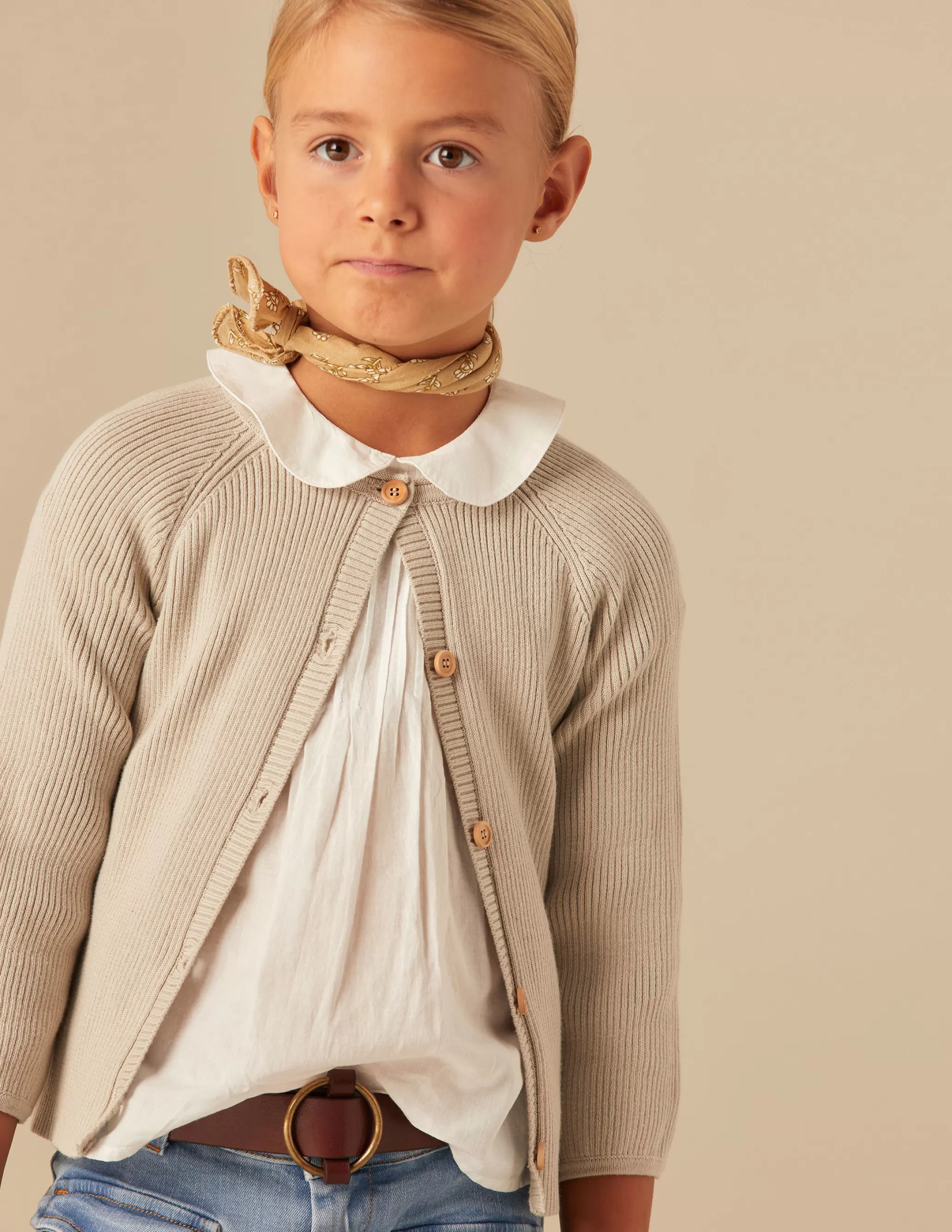 Nicoli SAND JACKET< Knitwear