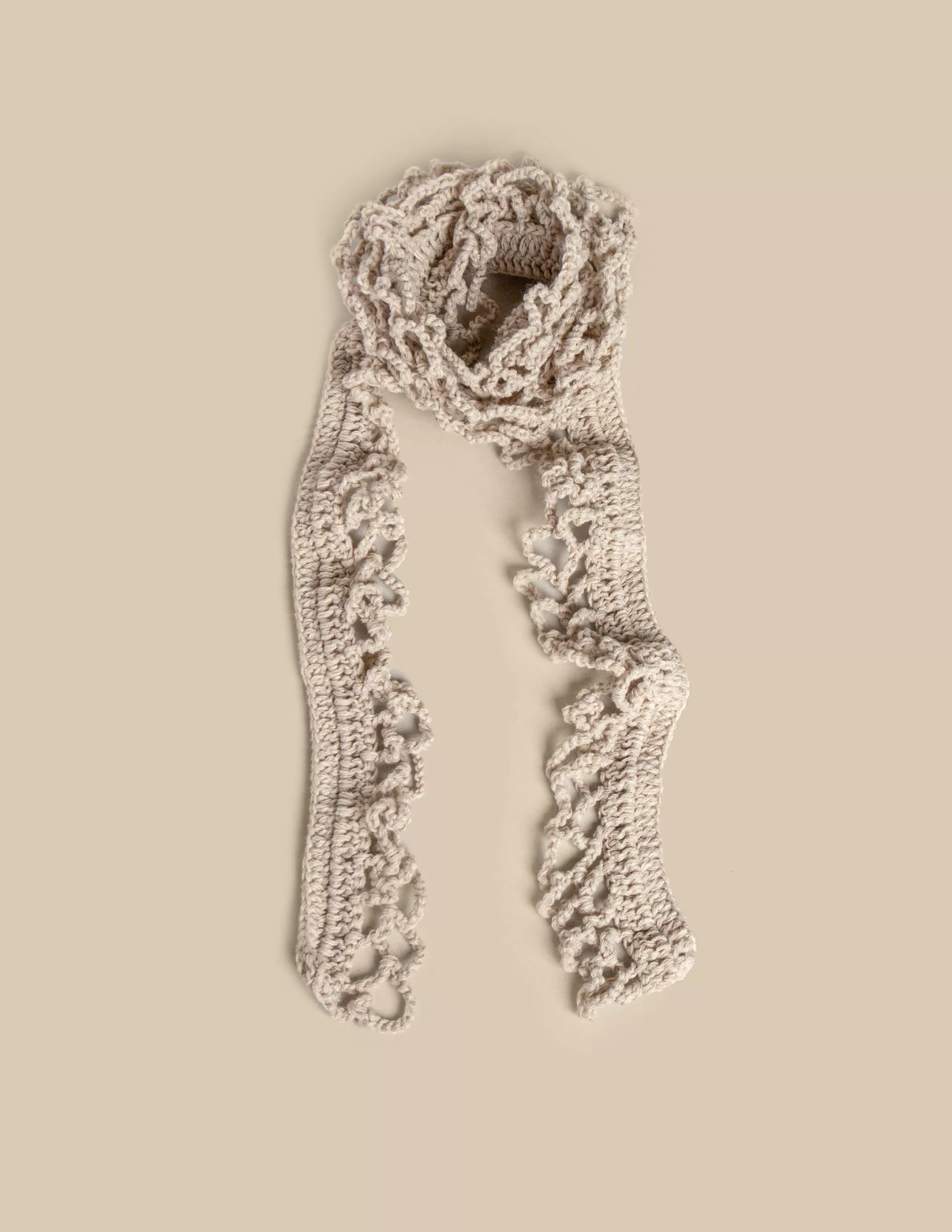 Nicoli SAND KNIT SCARF< Scarves & Shawls