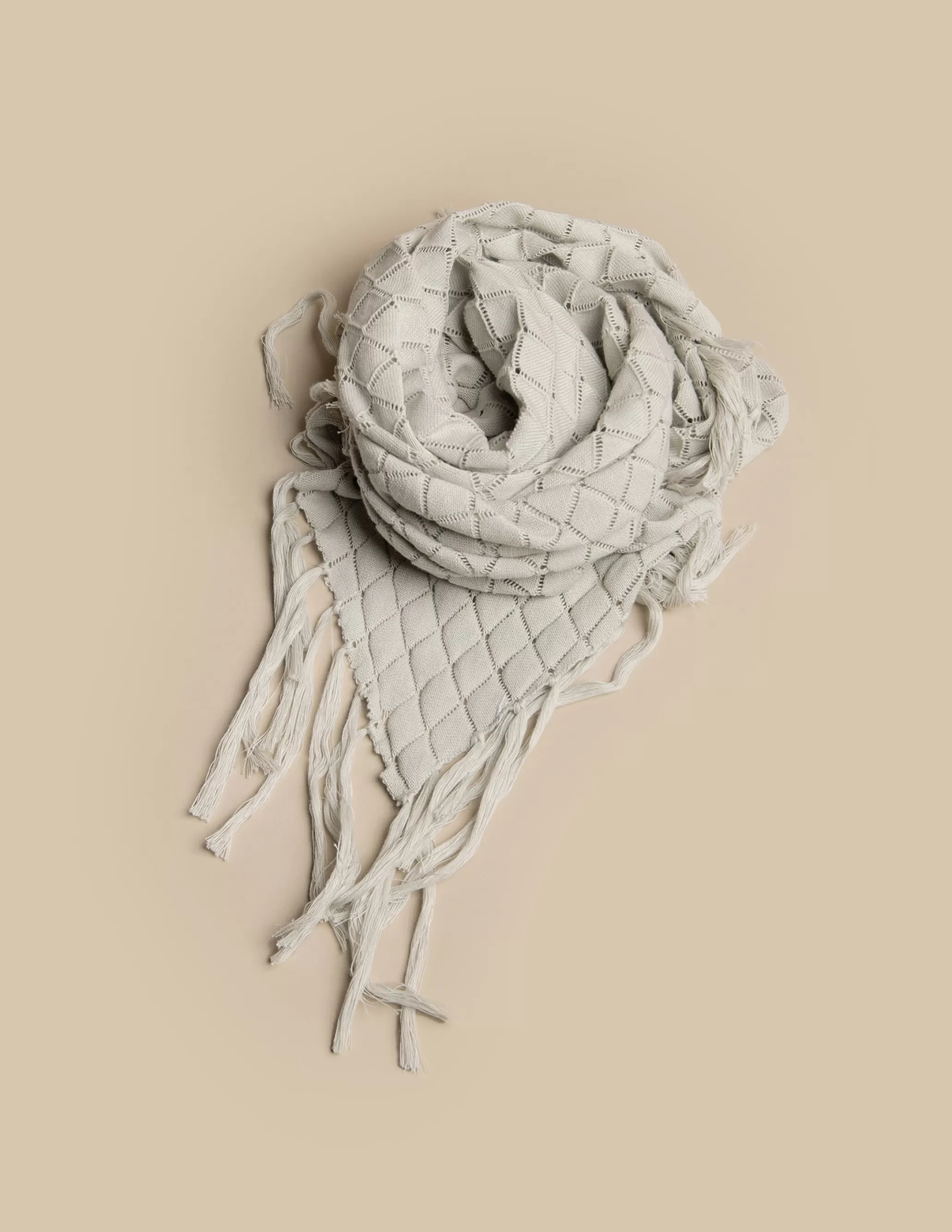 Nicoli SAND KNIT SHAWL< Knitwear | Scarves & Shawls