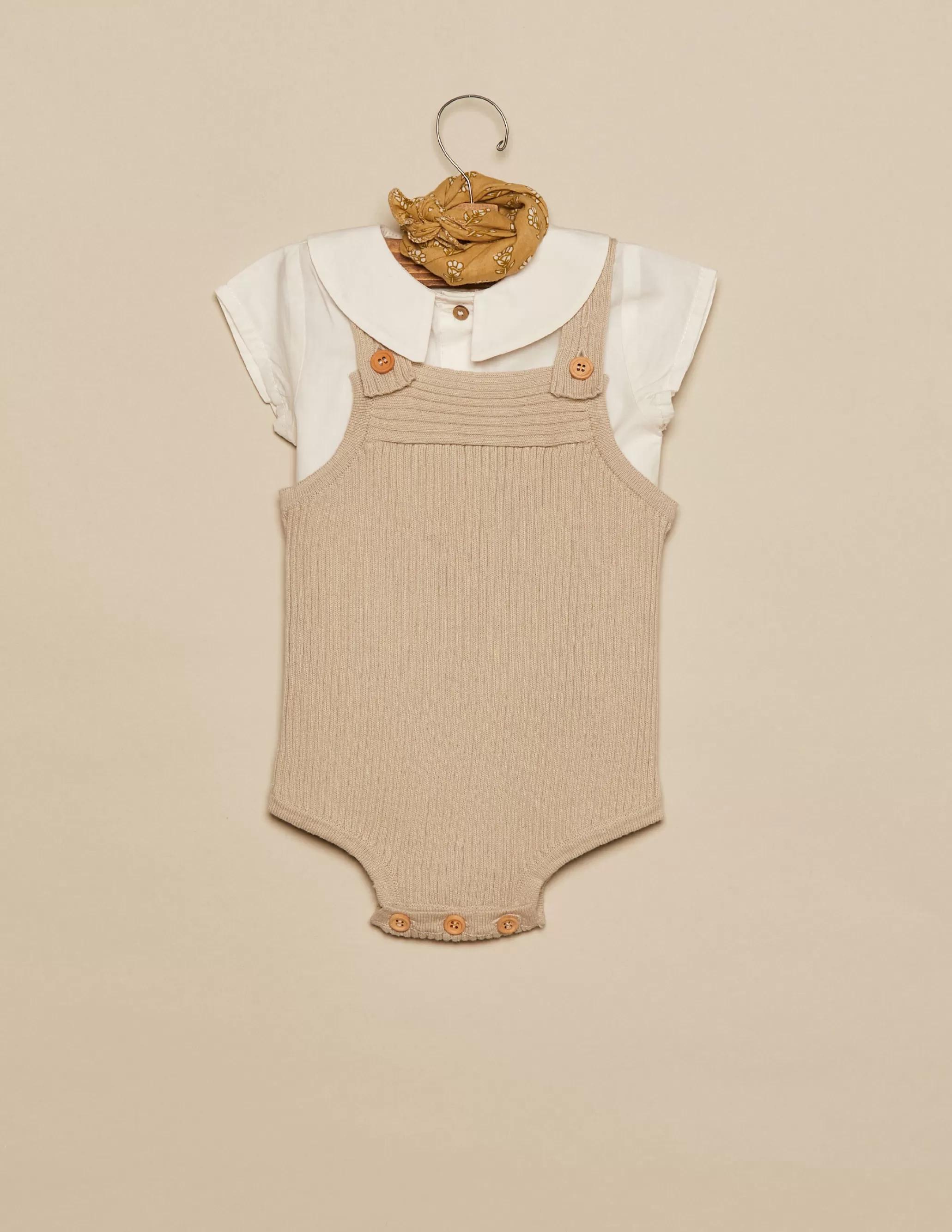 Nicoli SAND KNITTED PLAYSUIT< Playsuits & Dungarees | Knitwear