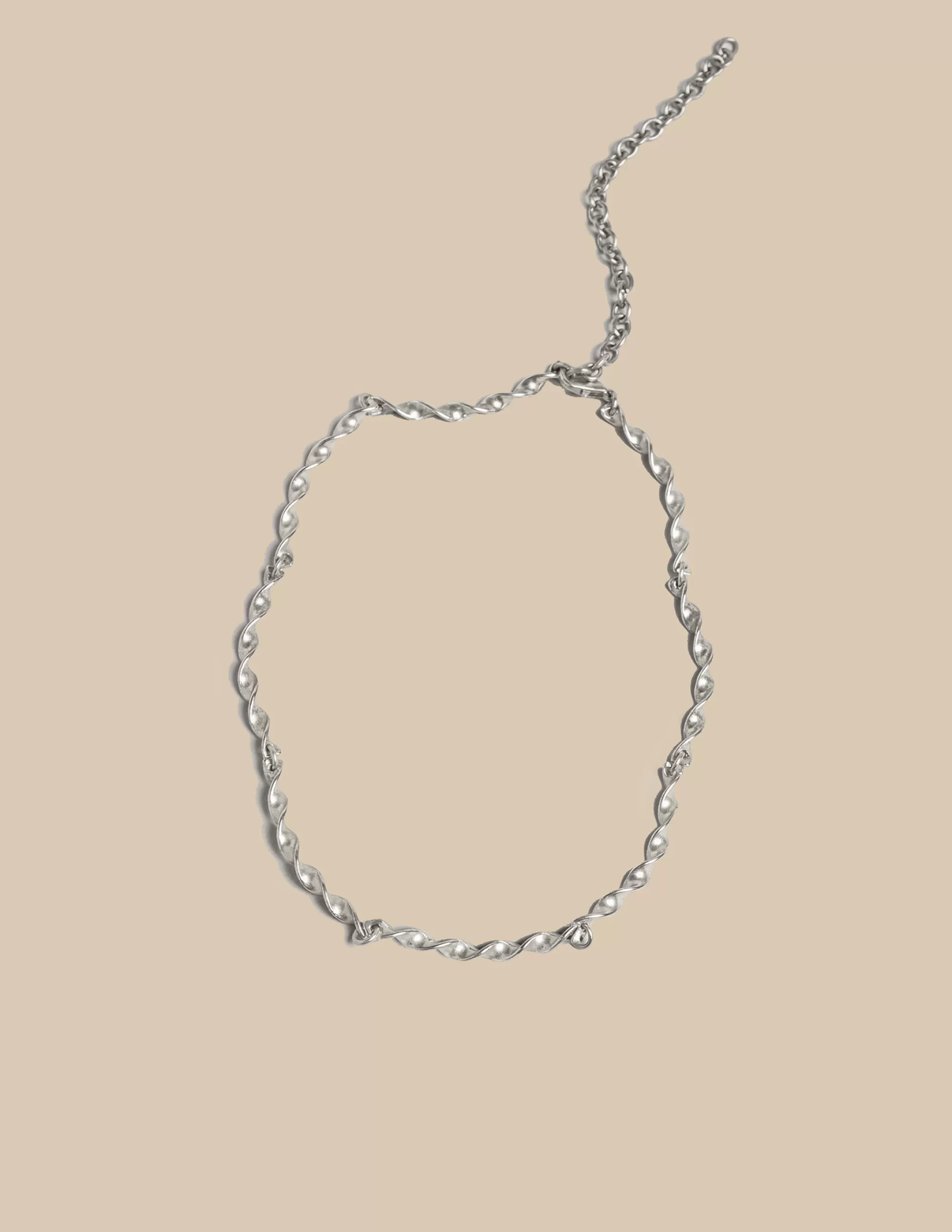 Nicoli SILVER CURVED NECKLACE< Necklaces & Chokers