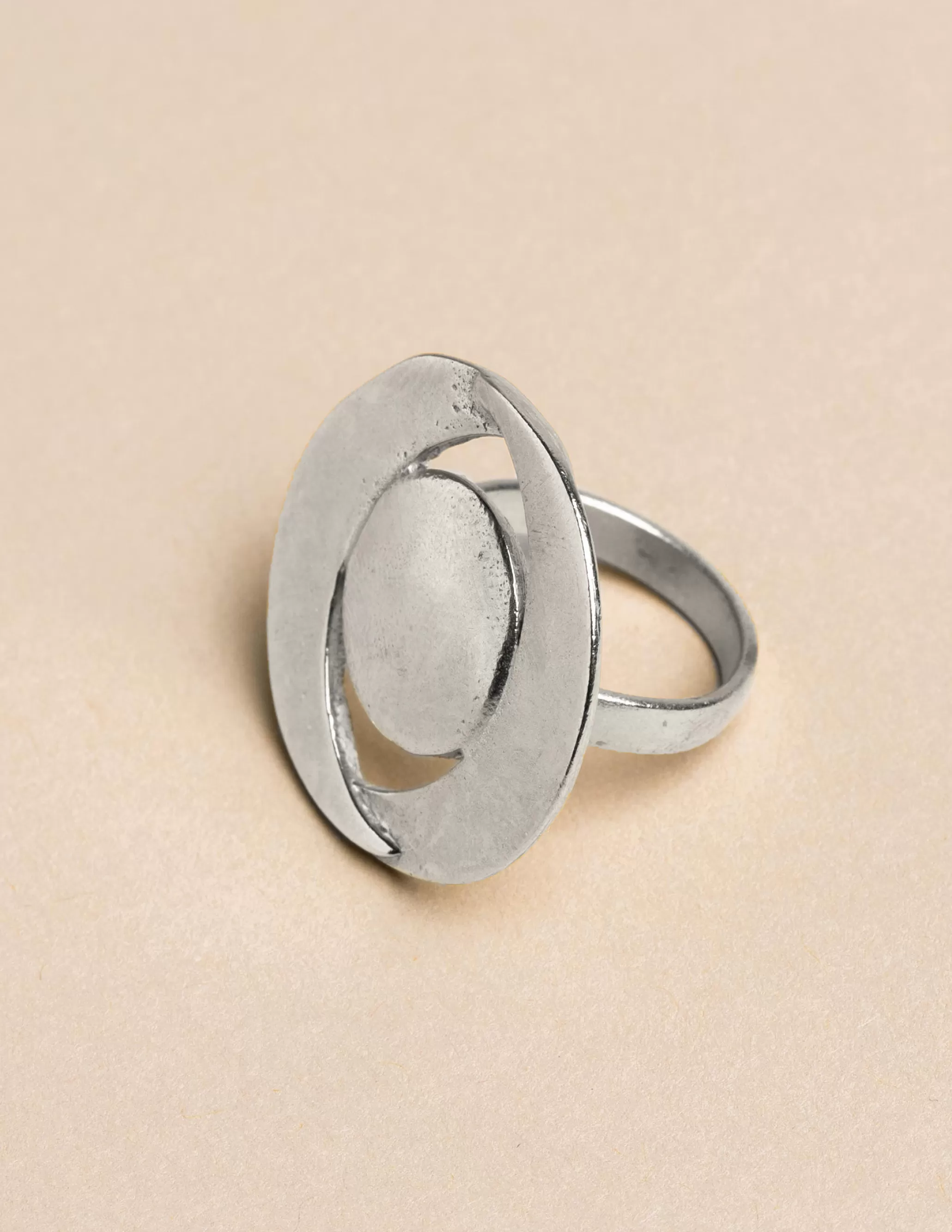 Nicoli SILVER MOON RING< Rings