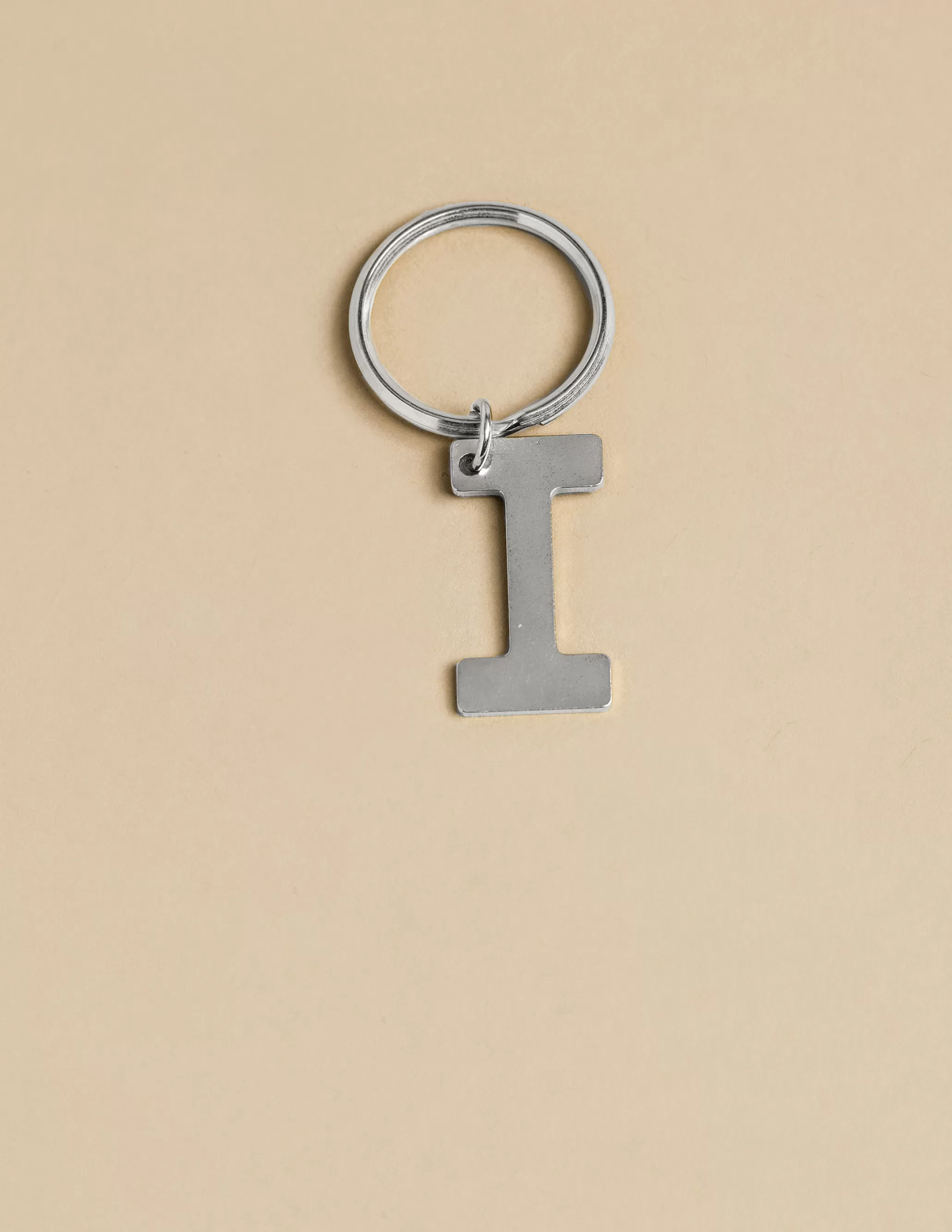 Nicoli SILVER "I" KEYCHAIN< Keychain | Keychain