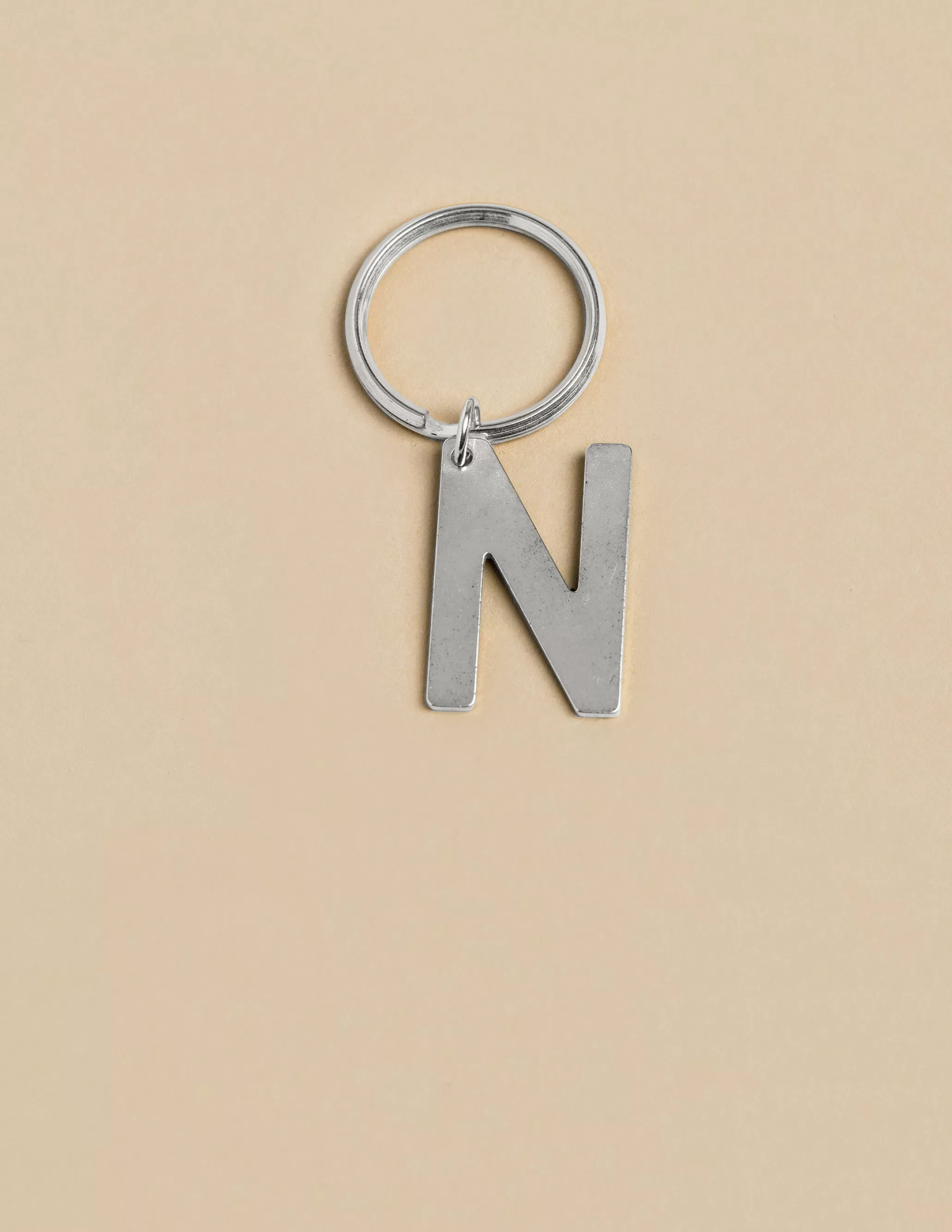 Nicoli SILVER "N" KEYCHAIN< Keychain | Keychain