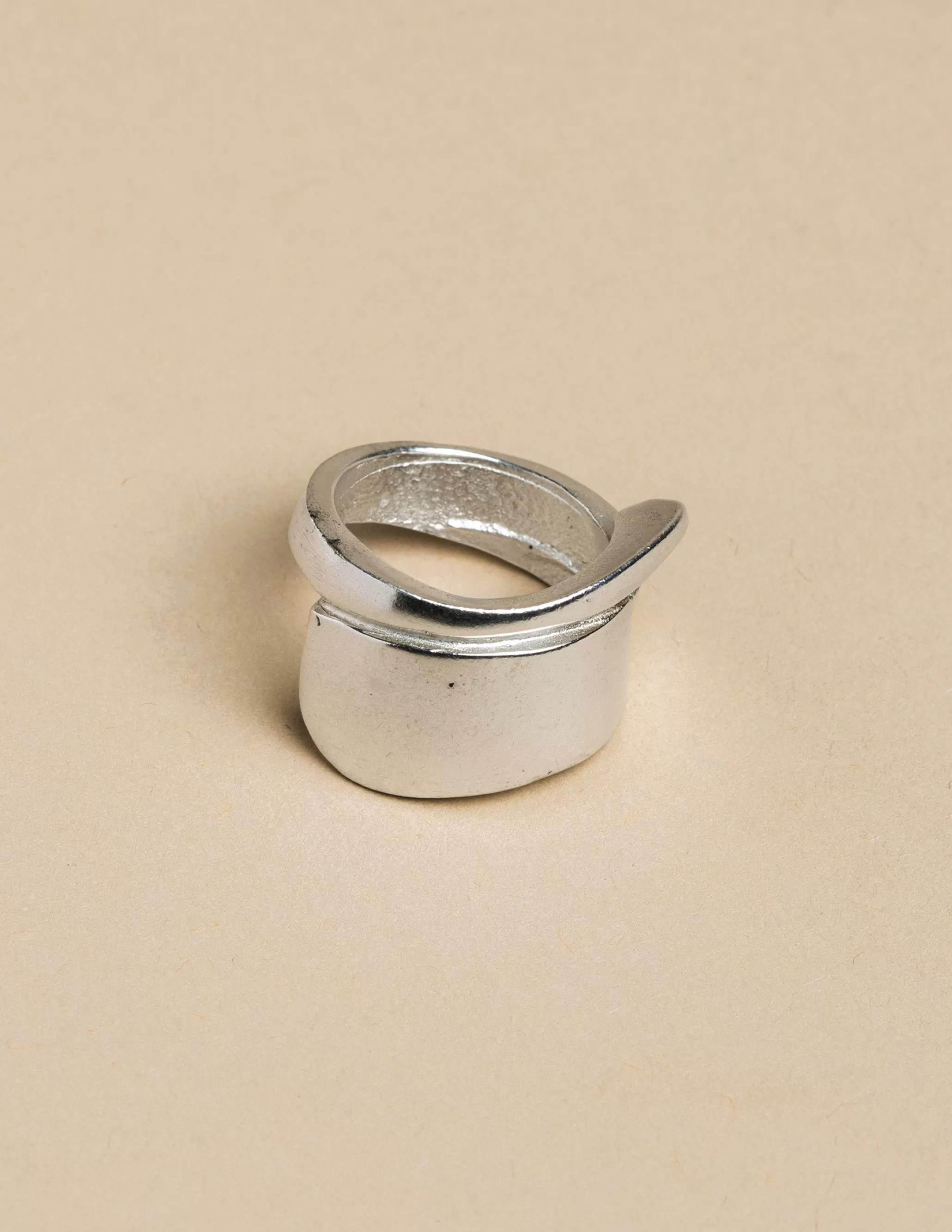 Nicoli SILVER ROLLED UP RING< Rings