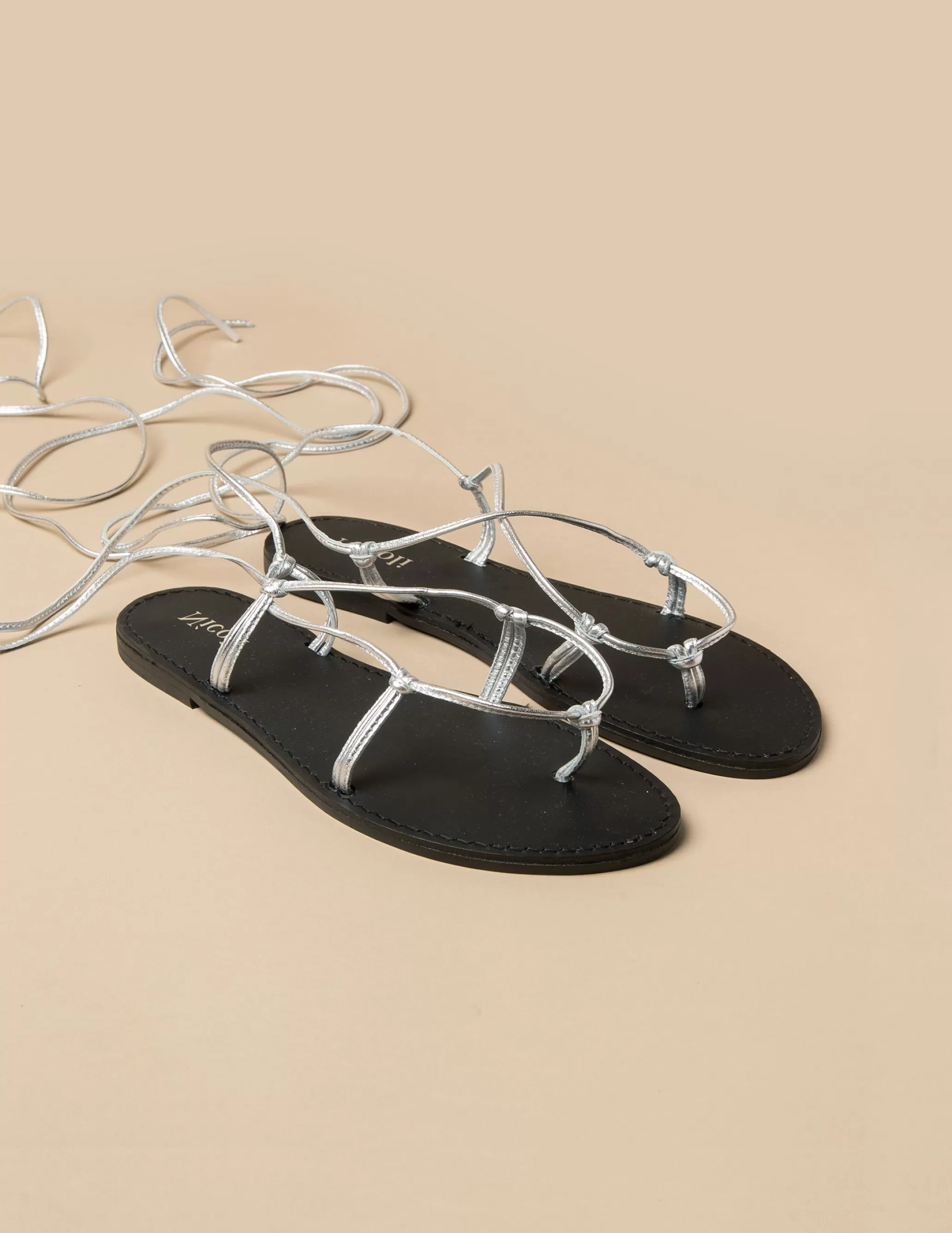 Nicoli SILVER SANDALS< Shoes