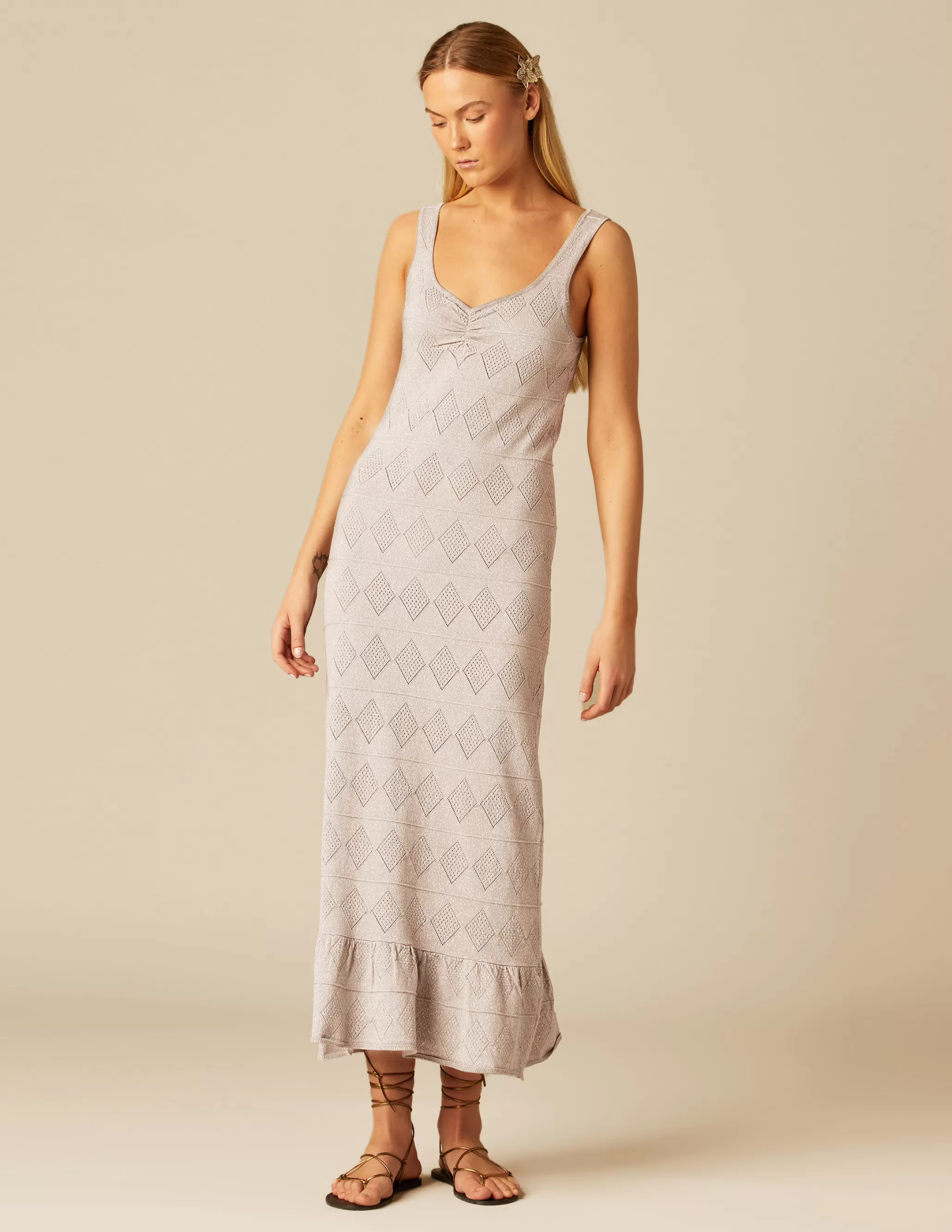 Nicoli SPARKLY SILVER DRESS< Dresses