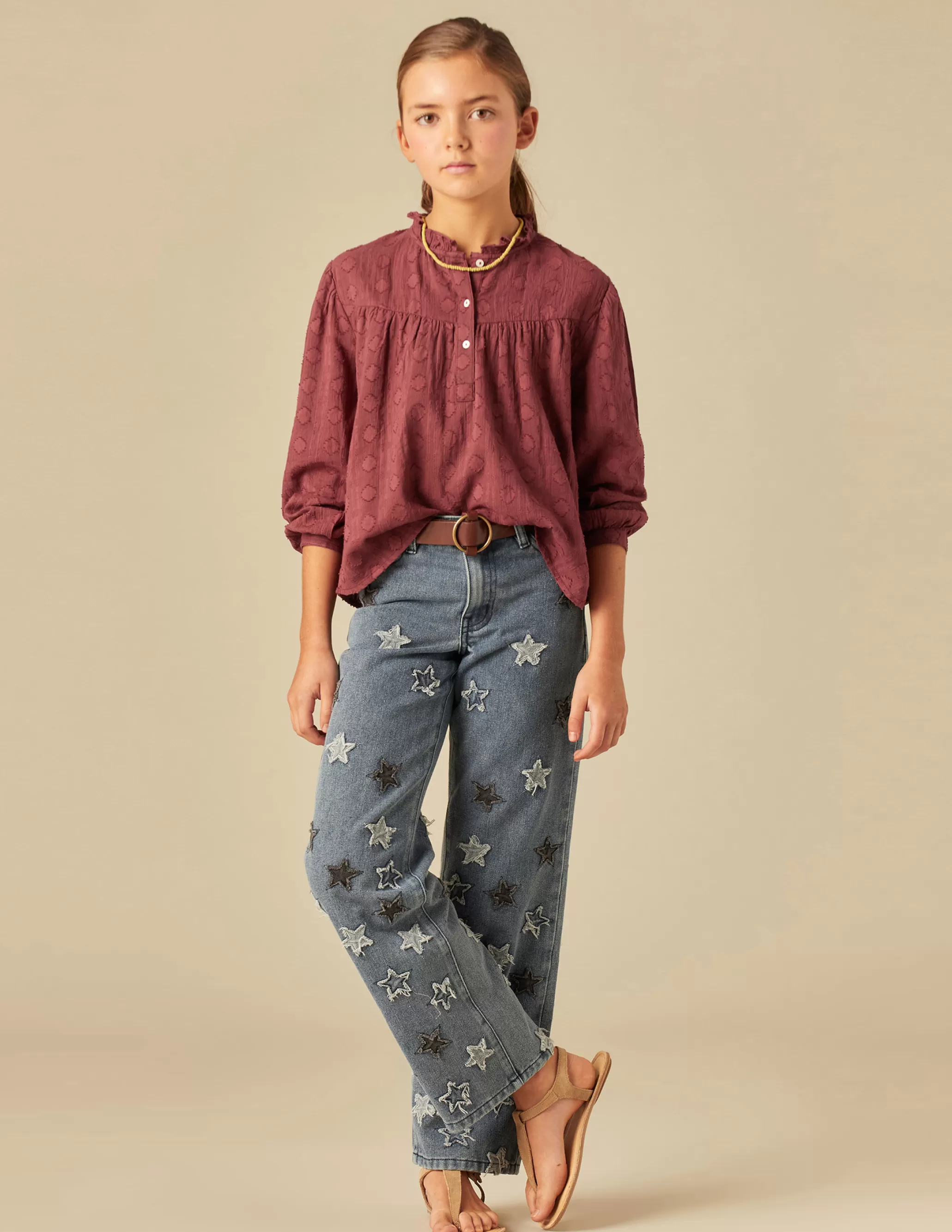 Nicoli STAR PATCH TROUSERS< Trousers | Denim