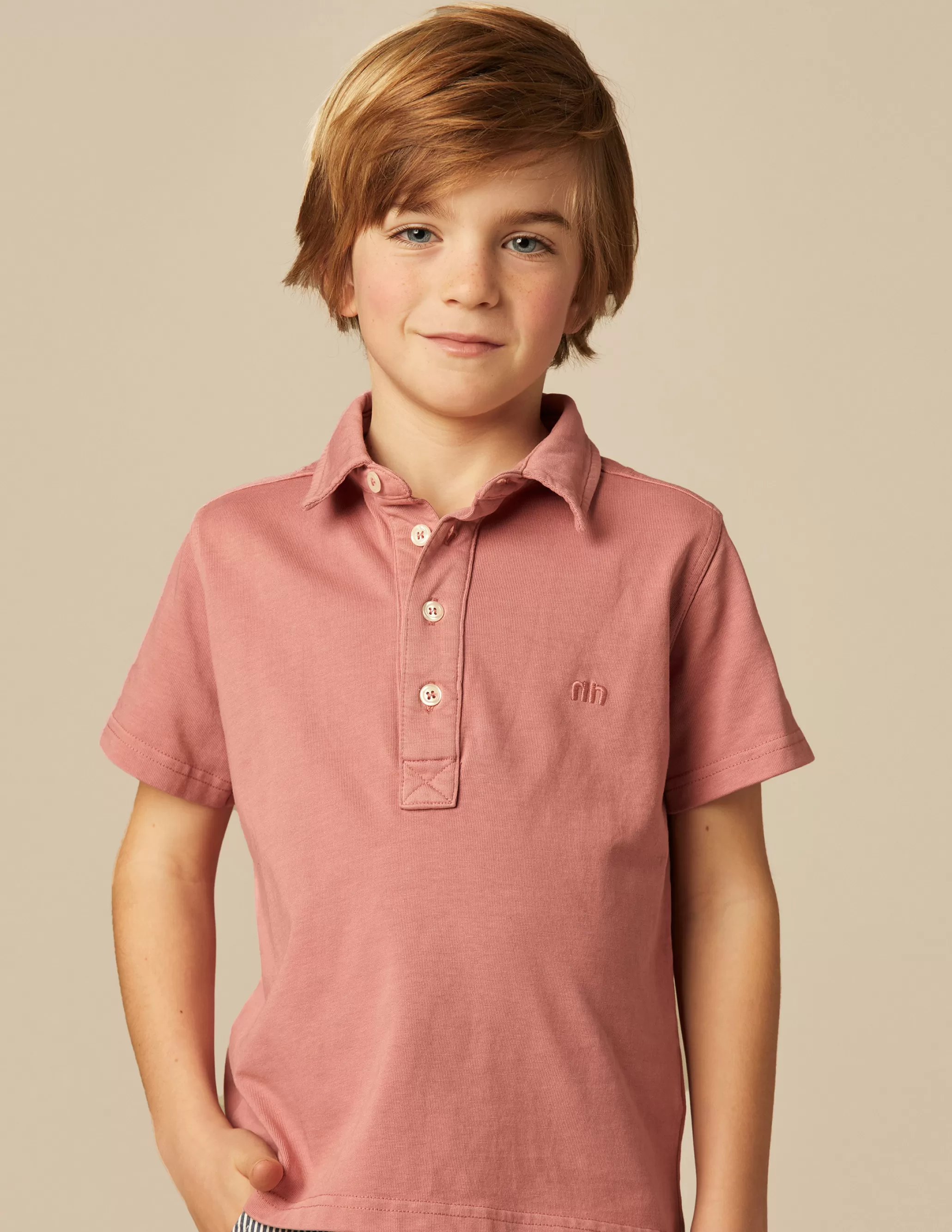 Nicoli STRAWBERRY POLO SHIRT<BOY Polos