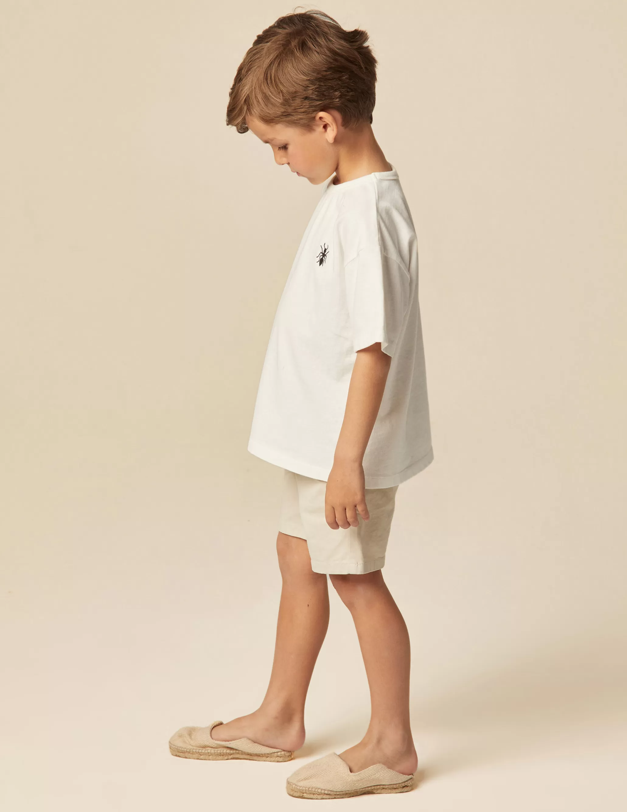 Nicoli WHITE ANT T-SHIRT<BOY T-shirts