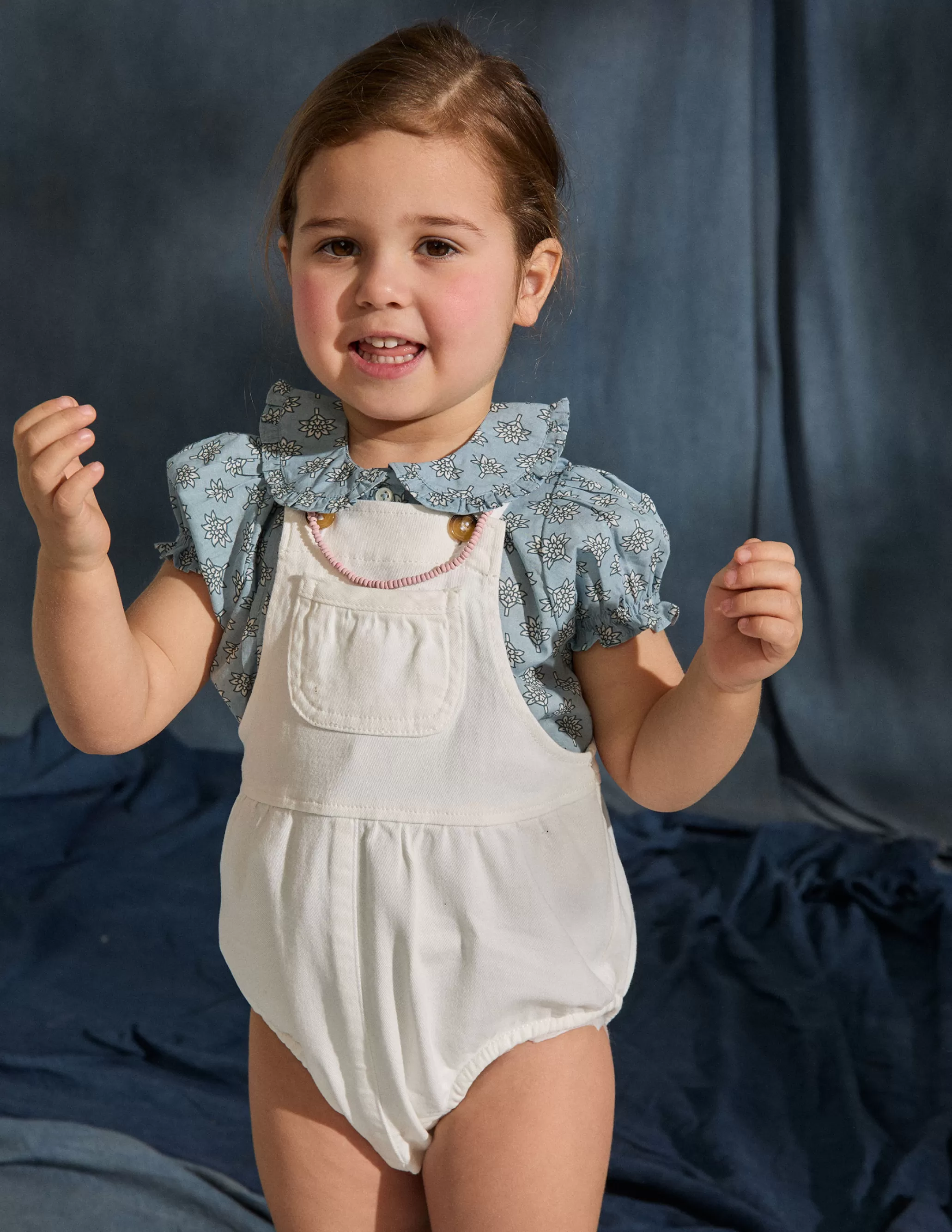 Nicoli White Denim Playsuit< Playsuits & Dungarees