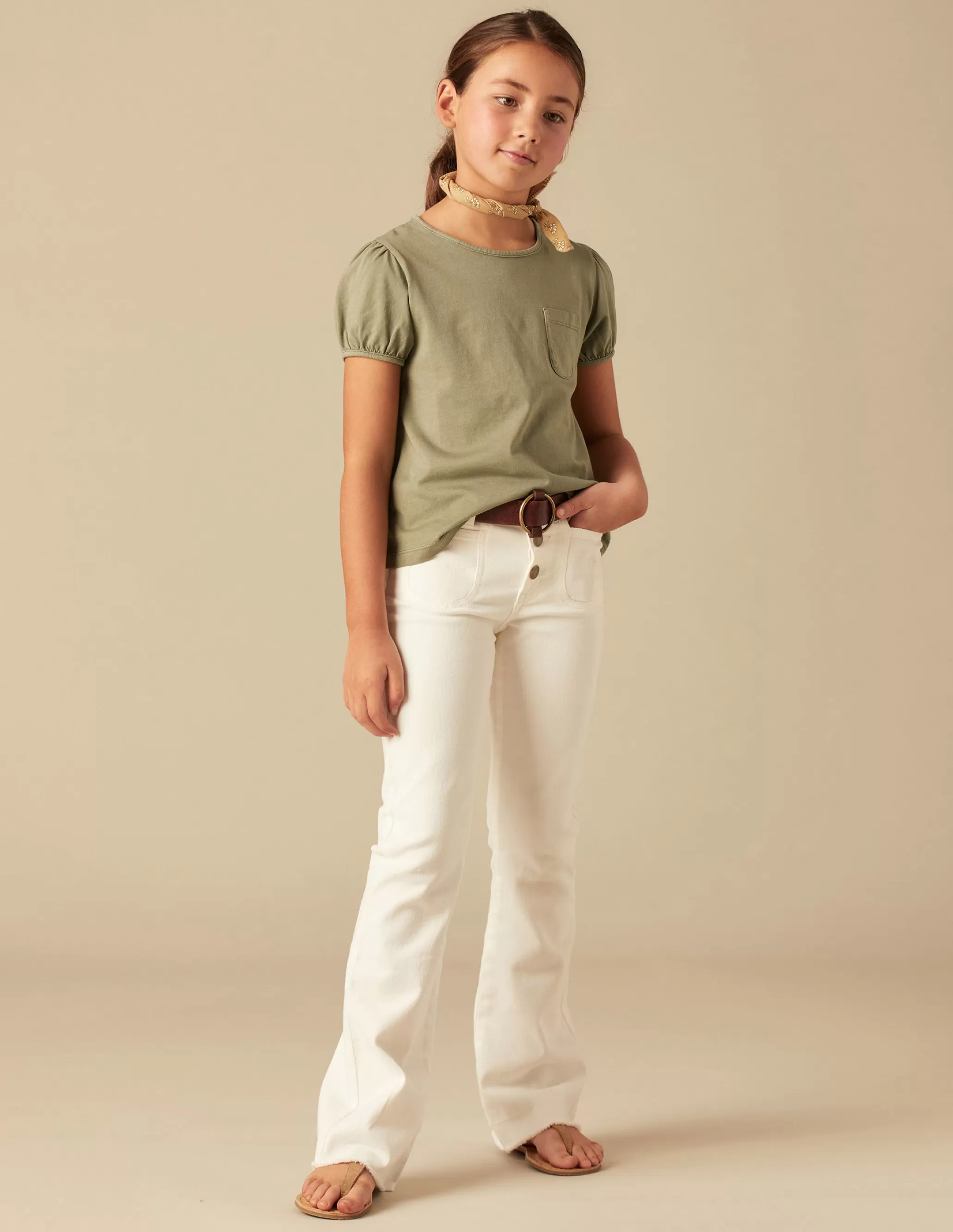 Nicoli White Flared Jeans< Trousers | Denim