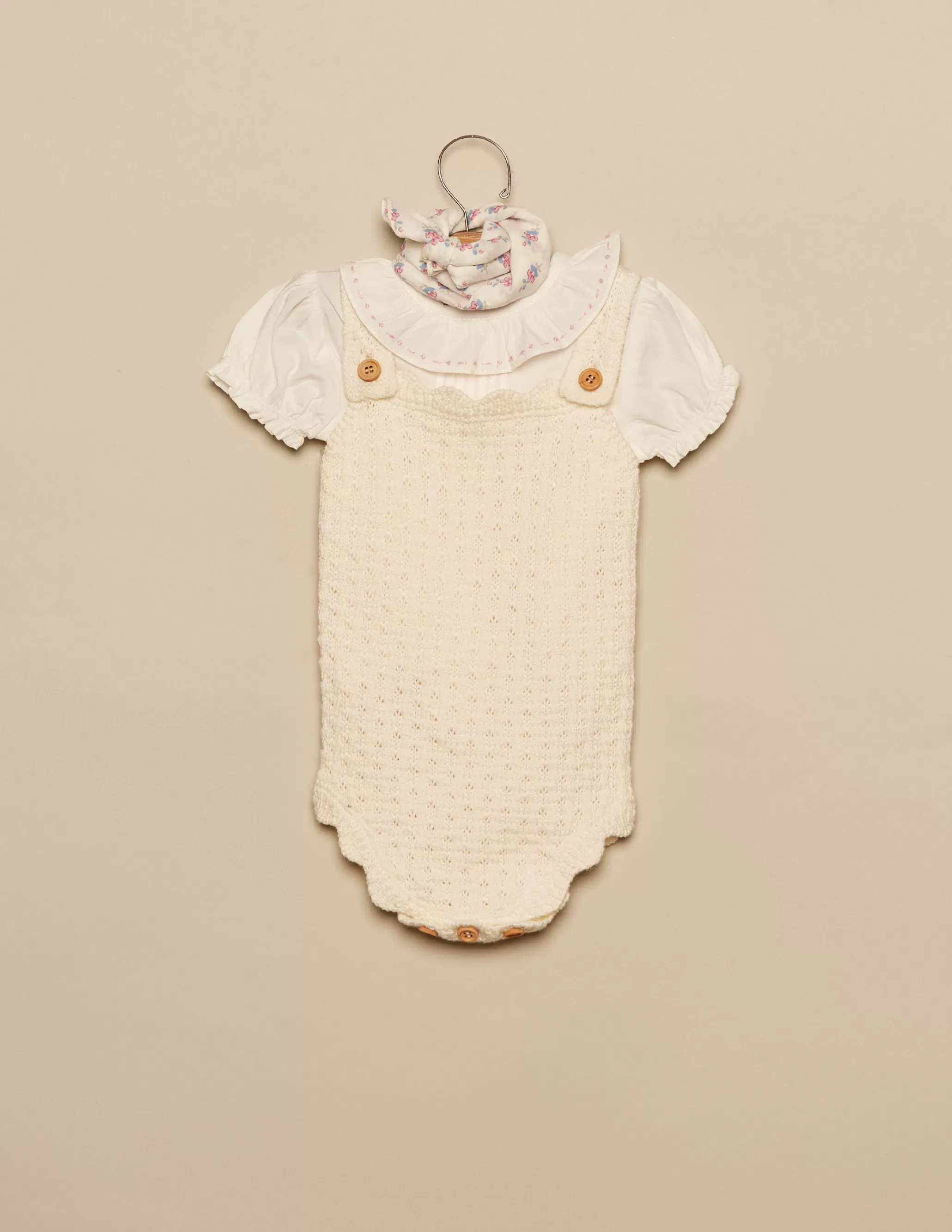 Nicoli WHITE KNITTED PLAYSUIT< Playsuits & Dungarees | Knitwear