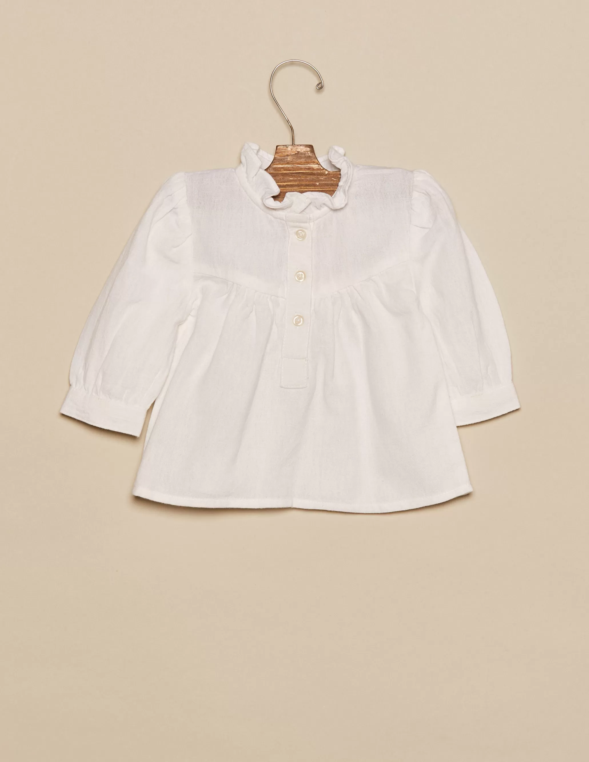 Nicoli WHITE LONG SLEEVE SHIRT< Shirts