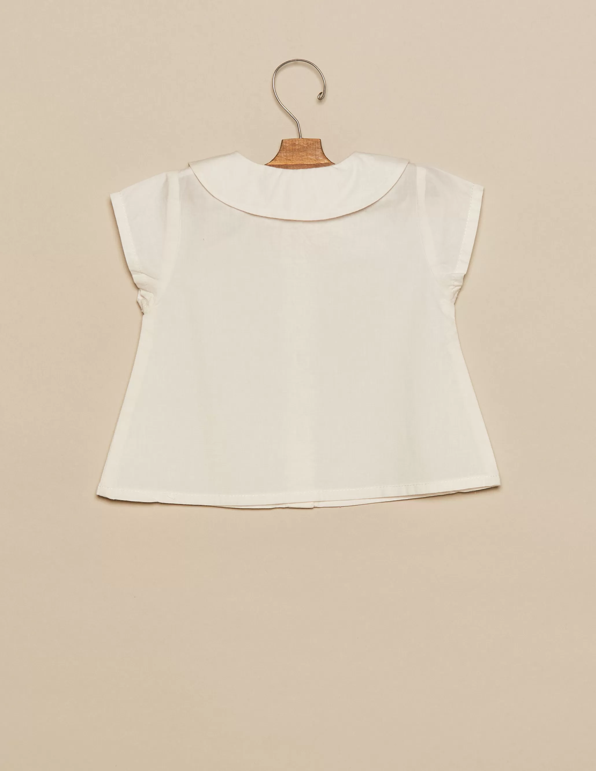 Nicoli WHITE POINTED NECK SHIRT< Shirts