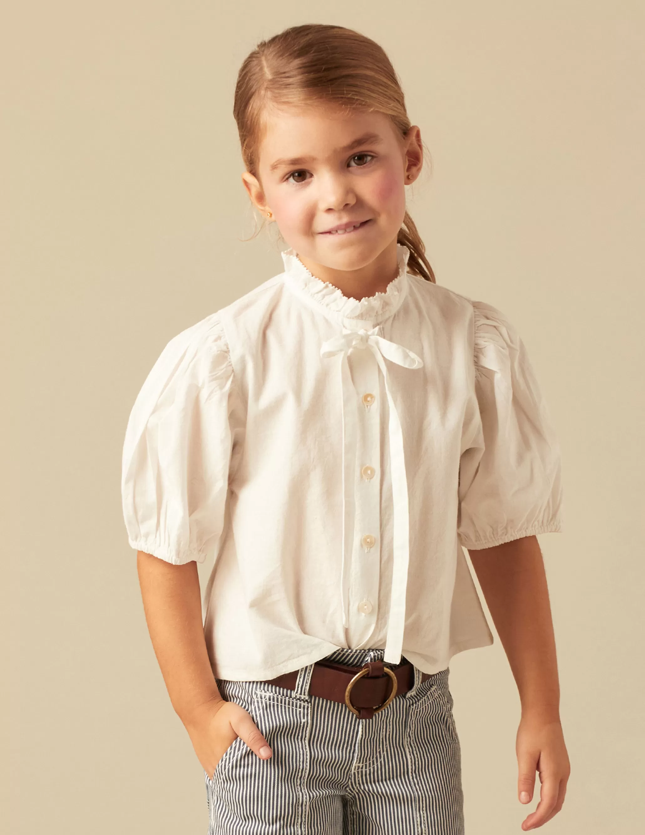 Nicoli WHITE TIE SHIRT< Shirts